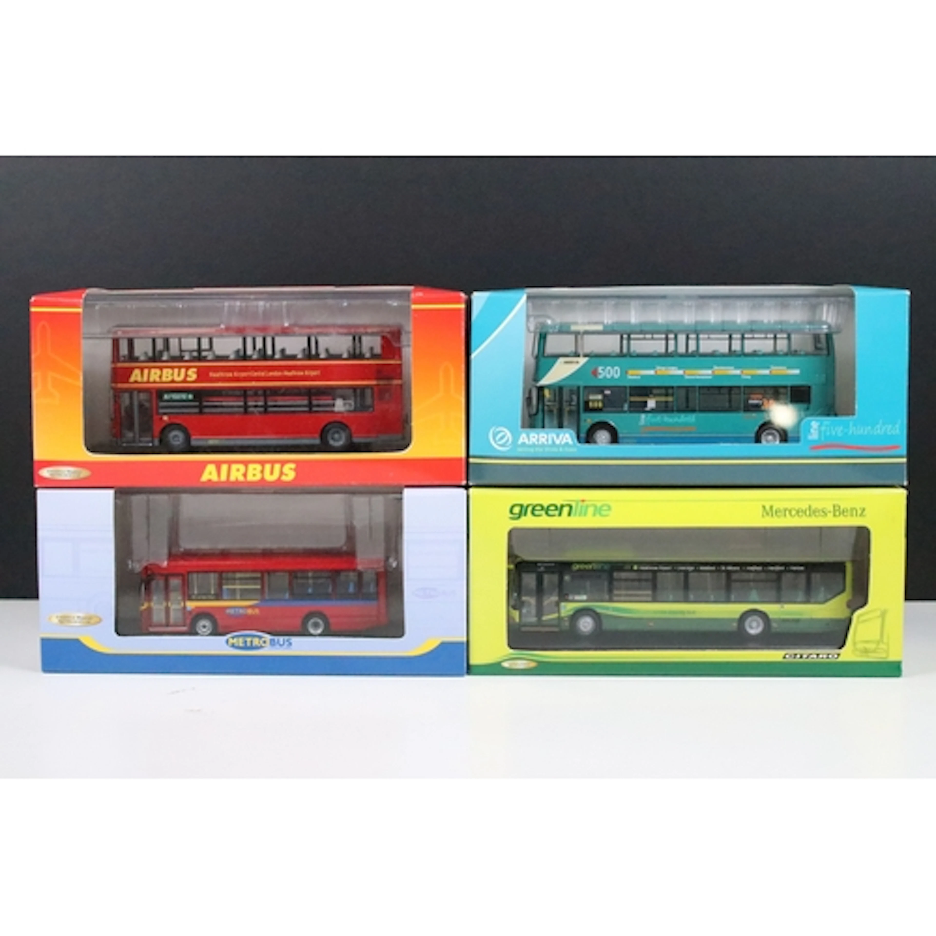 Four boxed / cased Creative Master Northcord Ltd diecast mod...