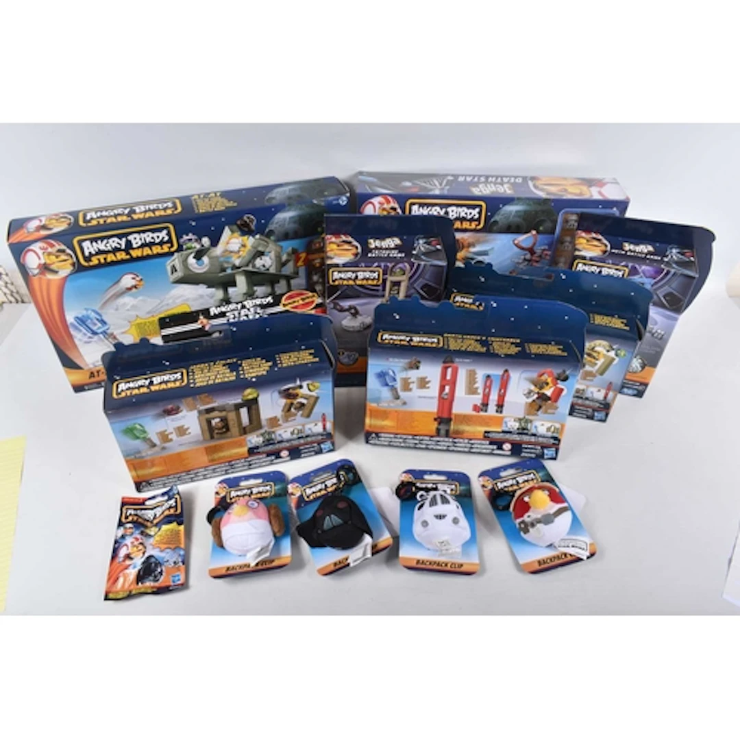 A COLLECTION OF HASBRO GAMING ANGRY BIRDS STAR WARS GAMES A...