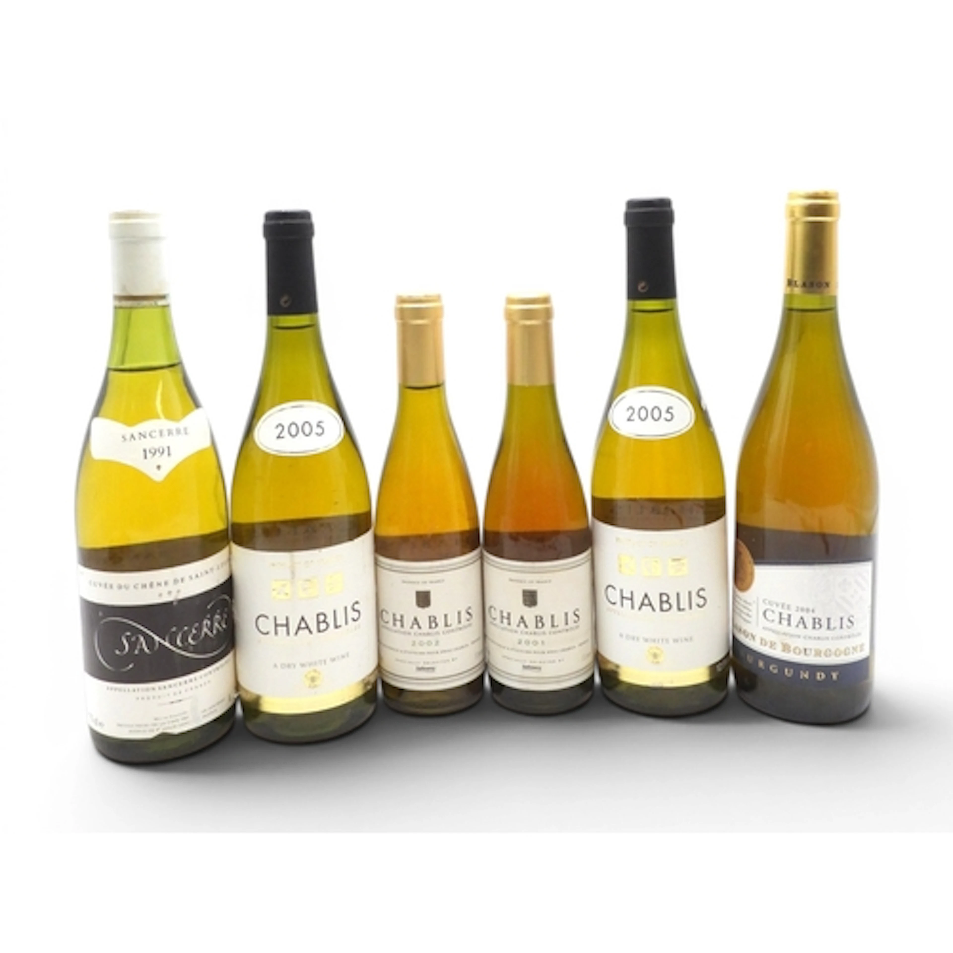 CHABLIS & SANCERRE - Six bottles of French White Wine to...