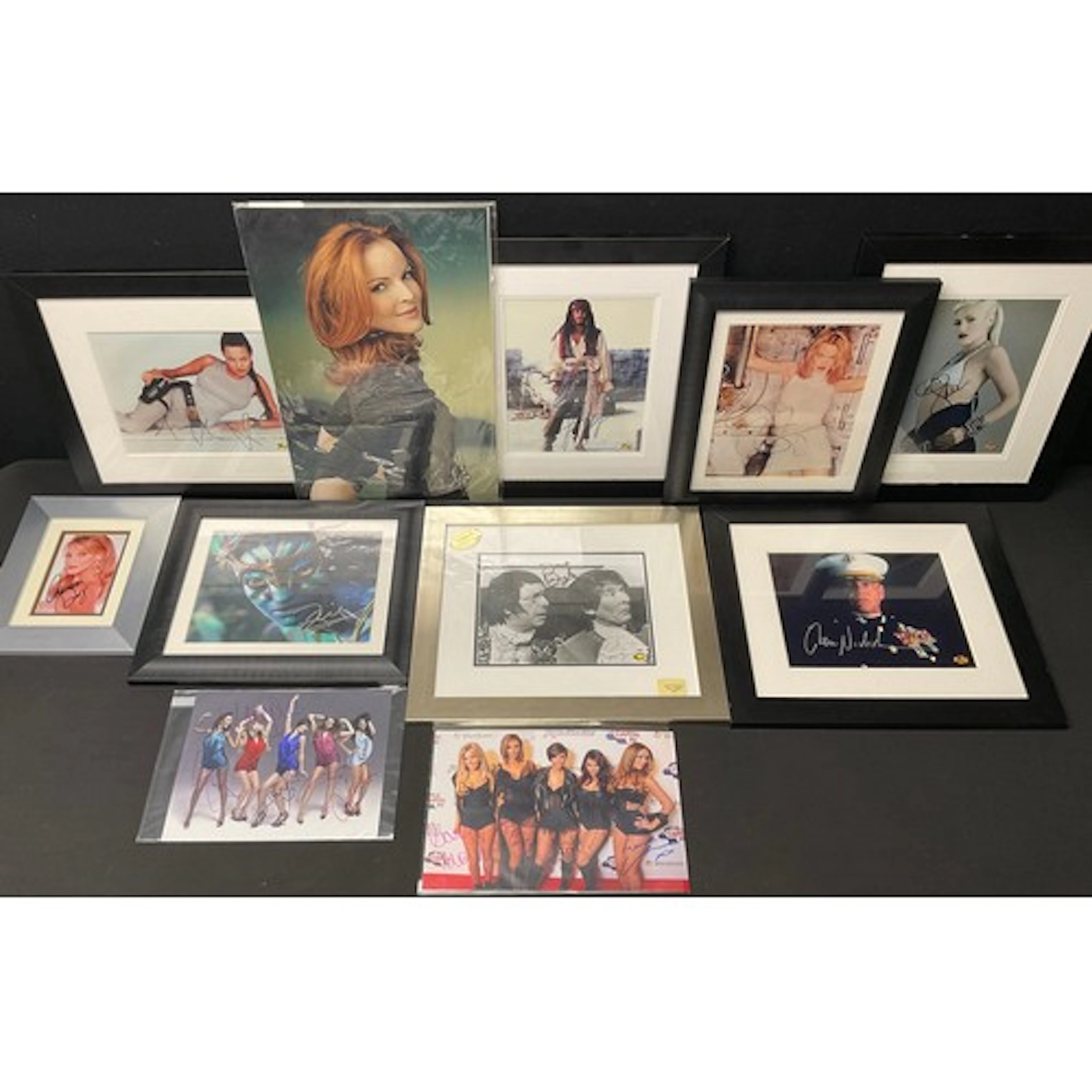 Autographs - a collection of signed photographs inc Cameron ...