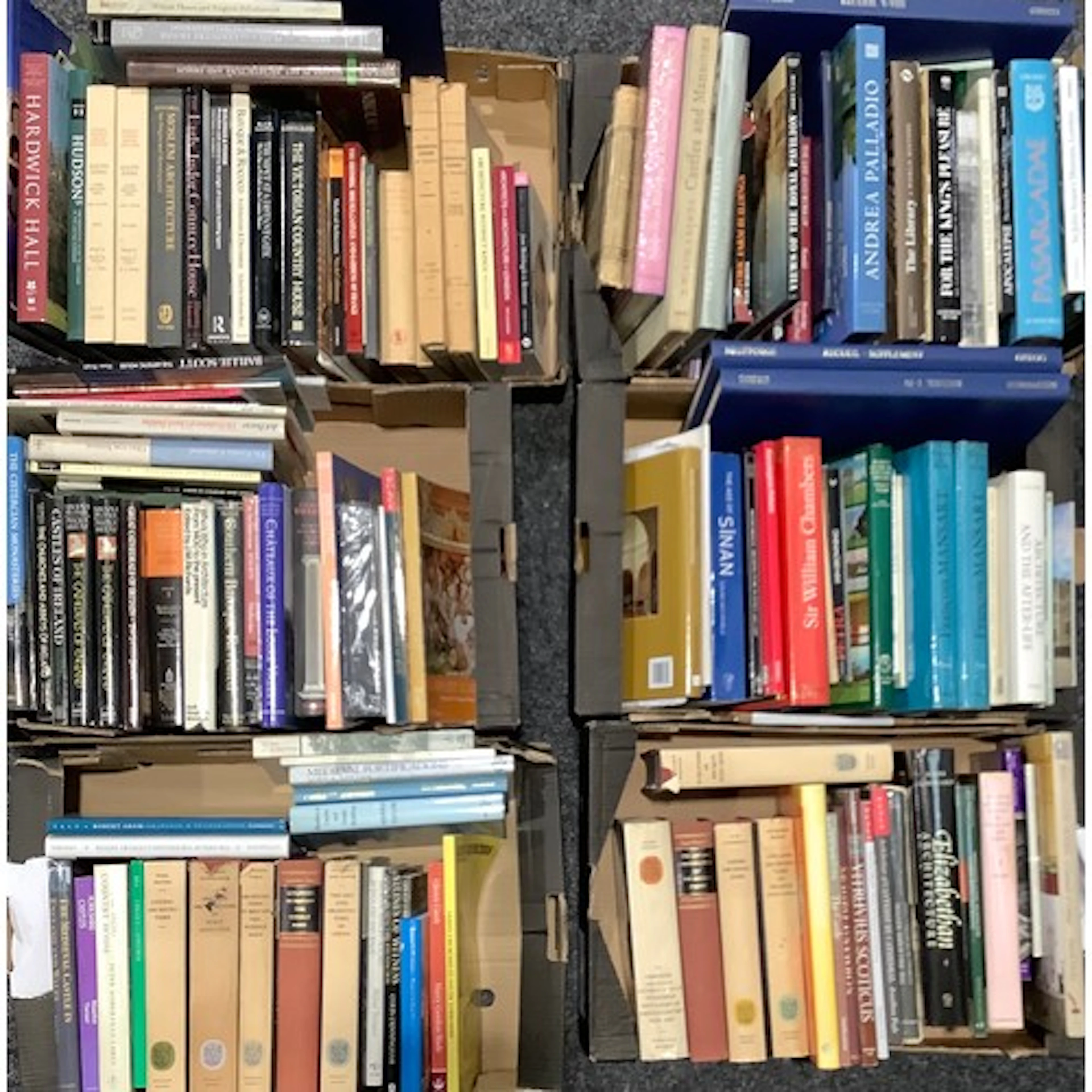 Books - architecture including country houses, Baroque and R...