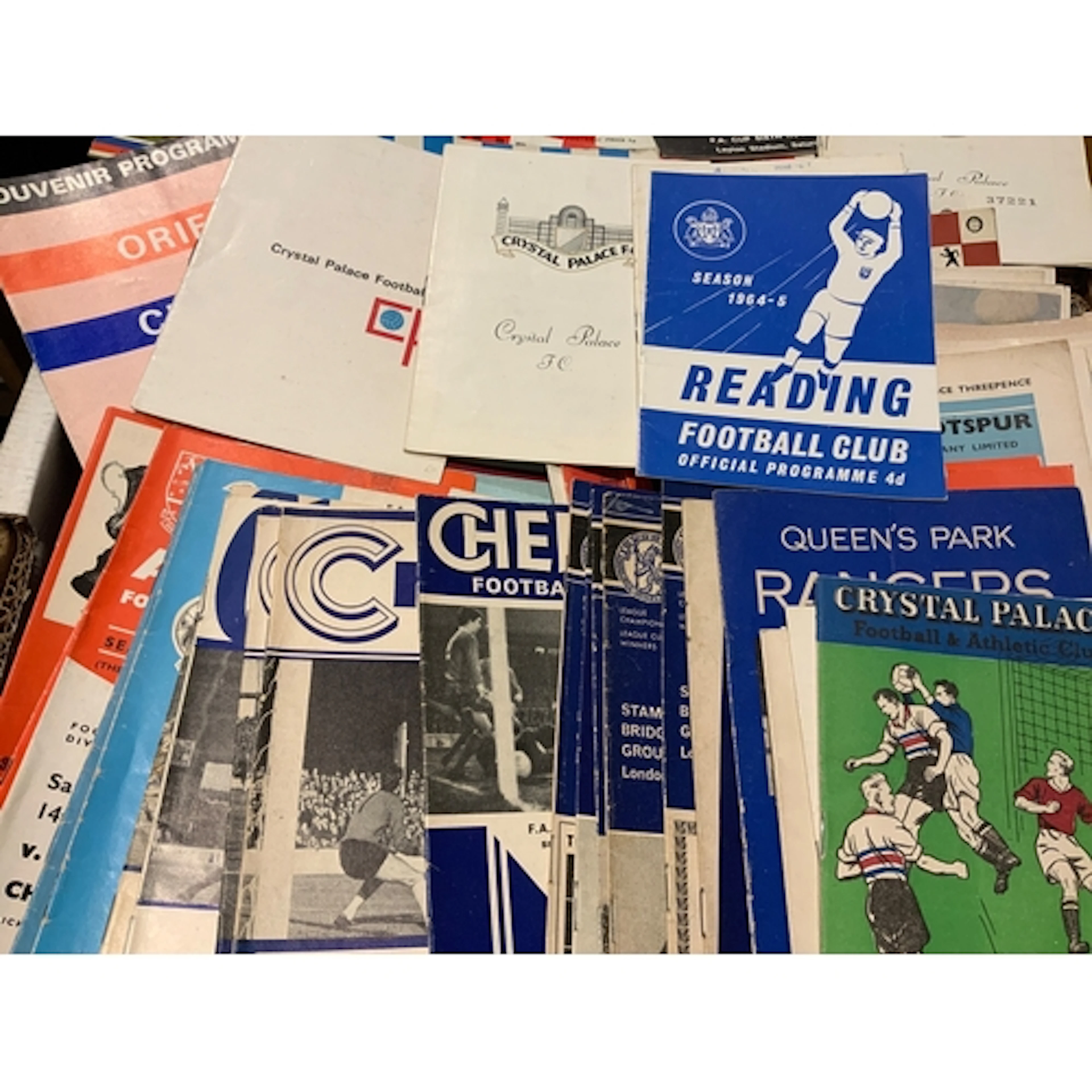 London Club Football Programmes: From the 60s onwards in 3 b...