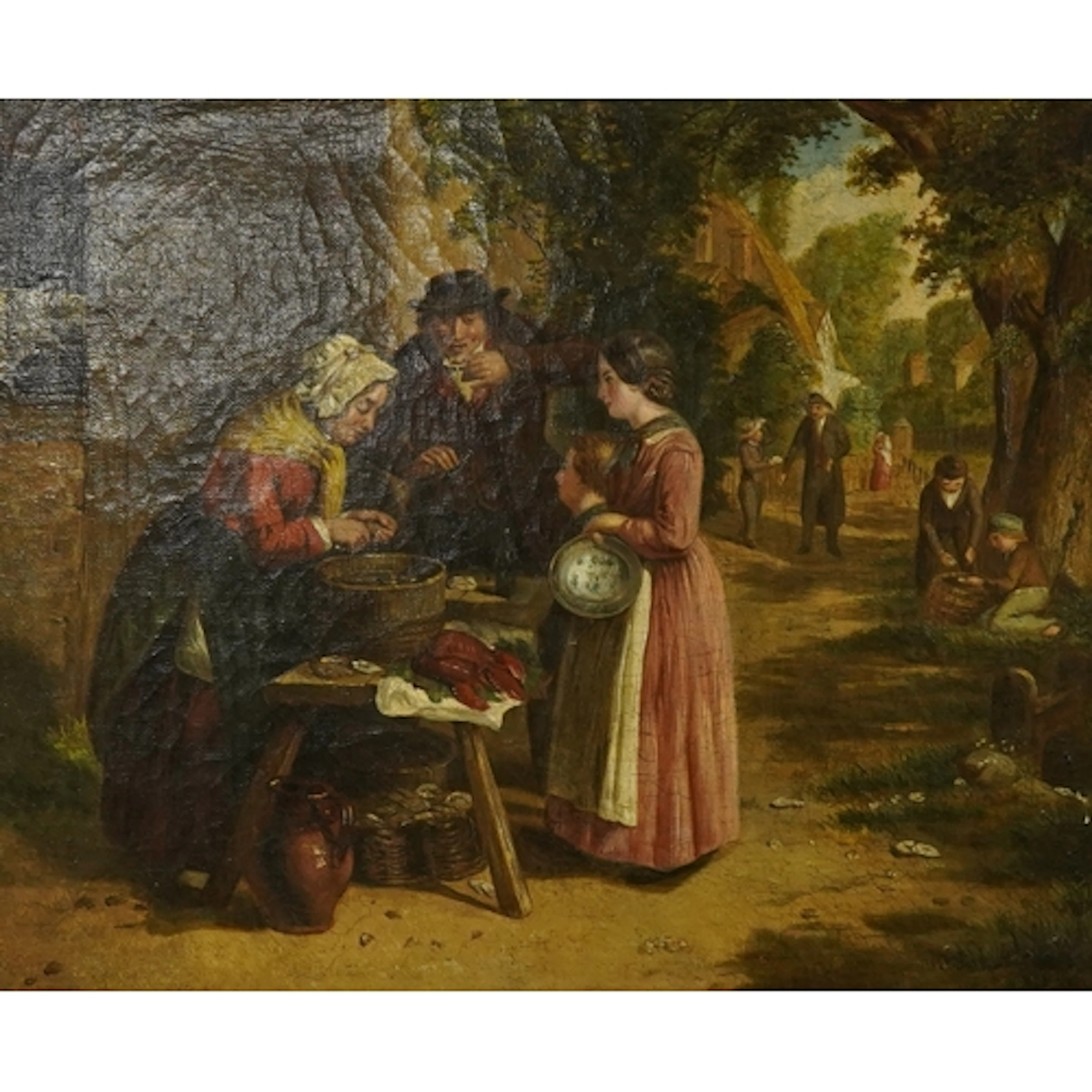 After George Smith, 'The first day of Oysters', 19th century...