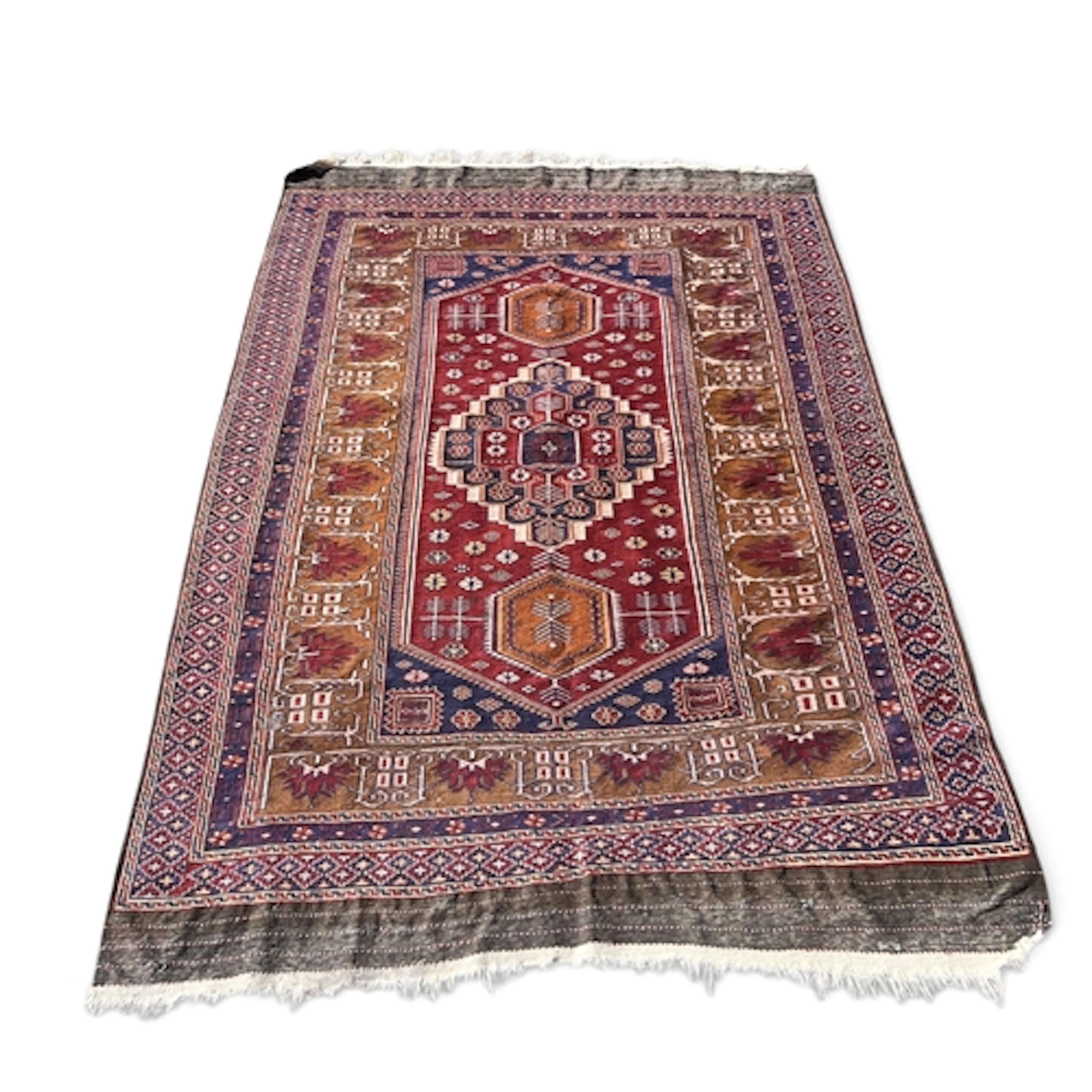 A CAUCASIAN DESIGN RUG 245cm x 156cm