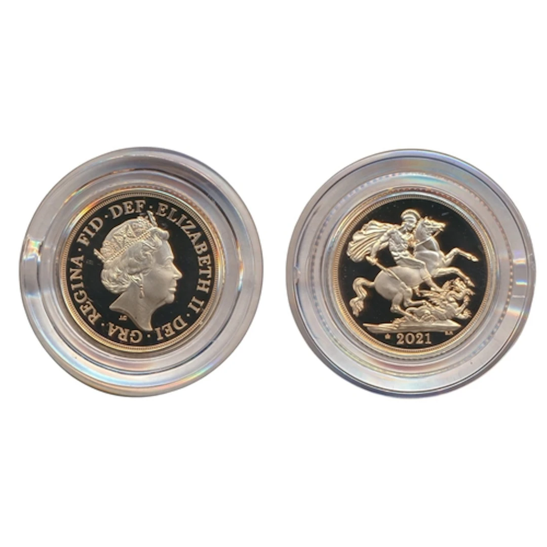 Investment Gold Lot - Documents Required. 2021 sovereign box...