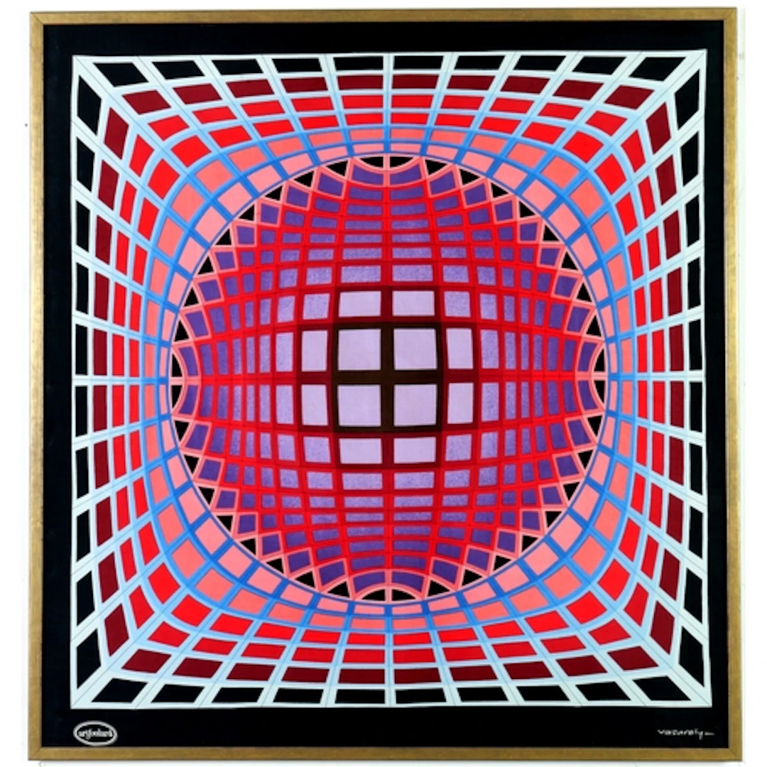 AFTER VICTOR VASARELY (HUNGARIAN, 1906-1997): ABSTRACT Op ar...