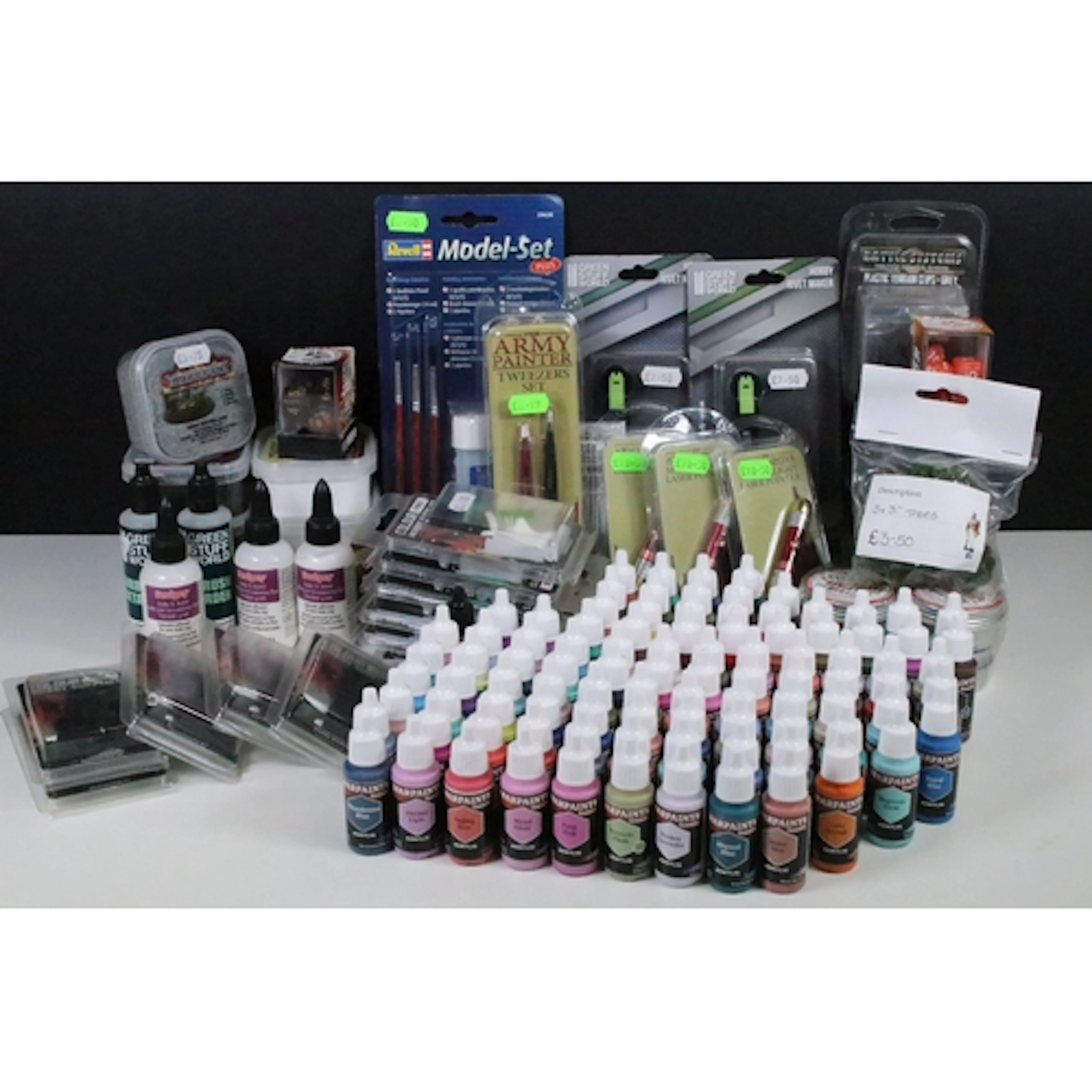 War Gaming - Collection of Paints, Accessories and tools, Fe...