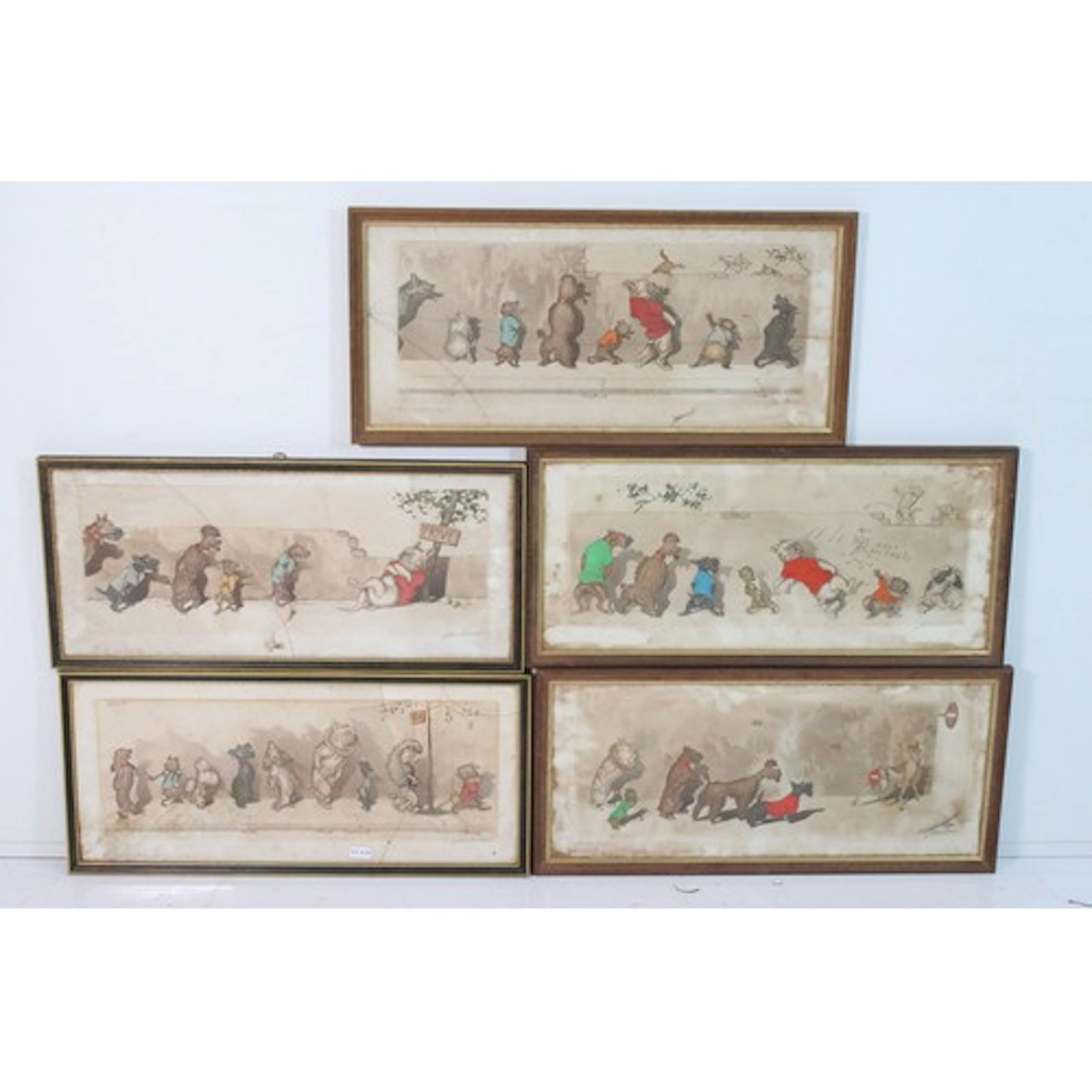 Boris O'Klein (Russian/French, 1893 – 1985), a set of four '...