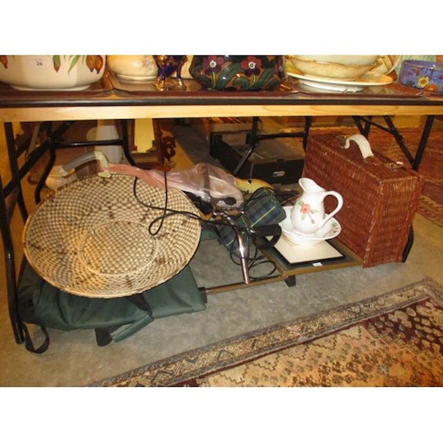 Picnic Basket, Wicker Bowl, Jug and Basin, Golf Travel Bag, ...