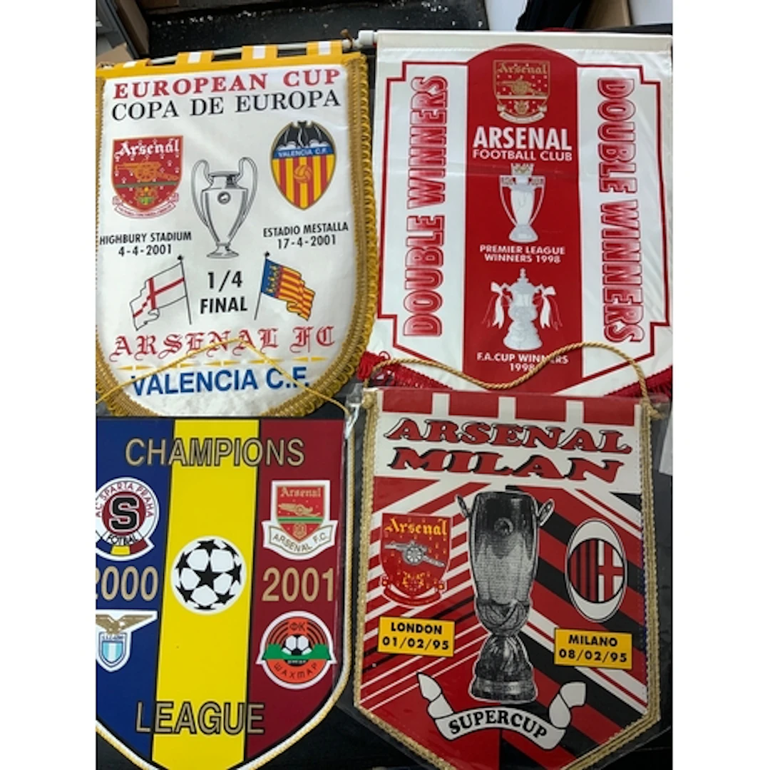 Arsenal Football Pennants: One covering the Champions League...