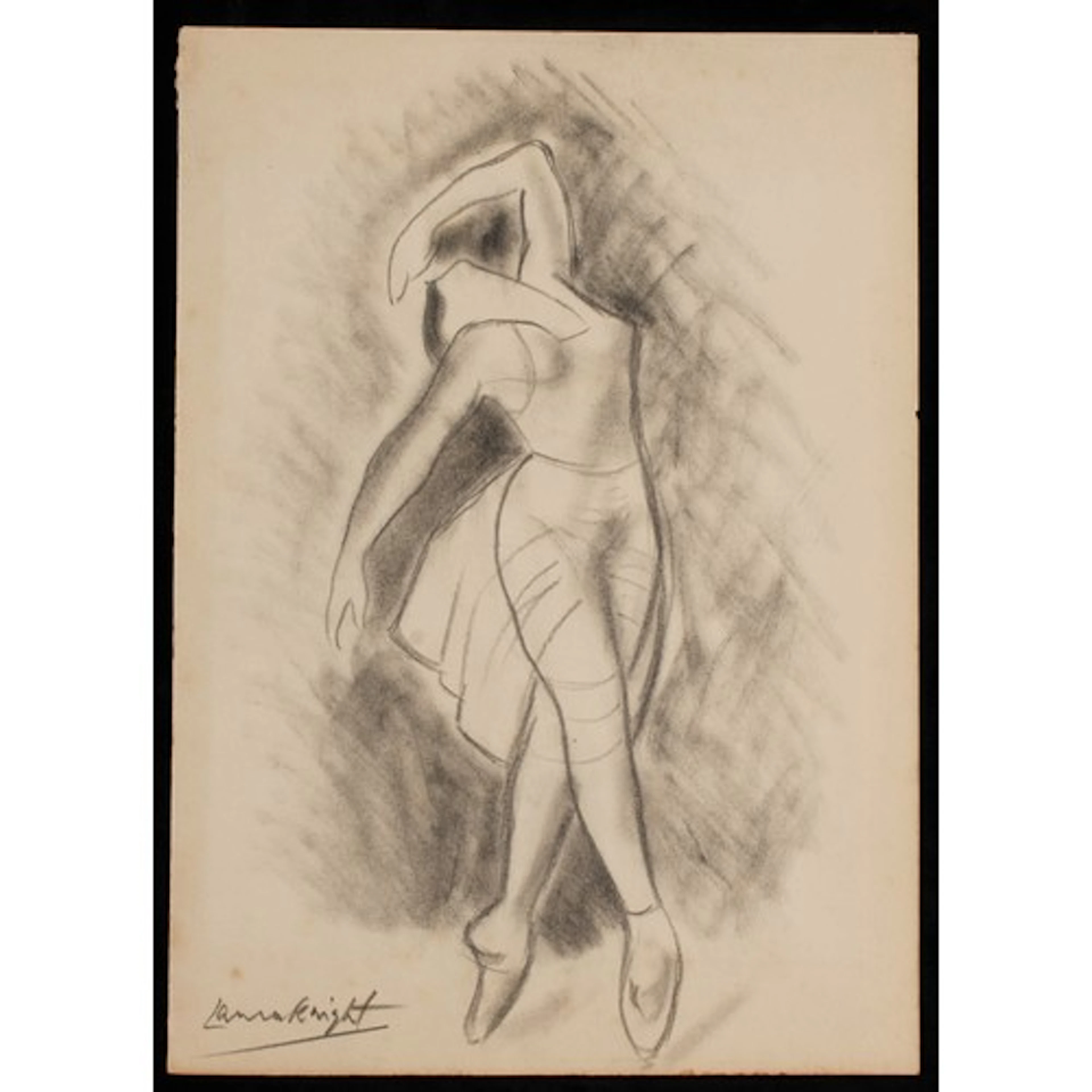 Dame Laura Knight DBE RA RWS (1877 - 1970) Ballet Dancer si...