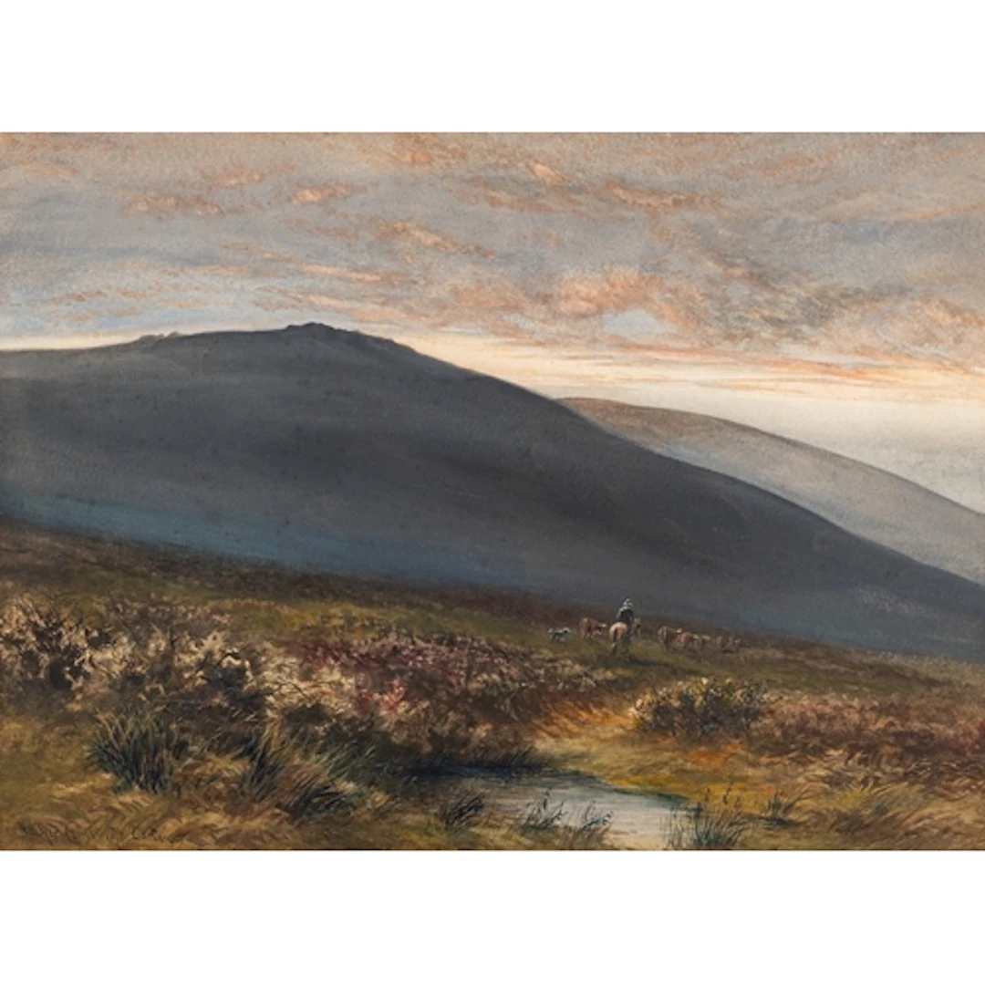 William Henry Dyer (British, act 1890-1930) - 'Corndon Tor ...