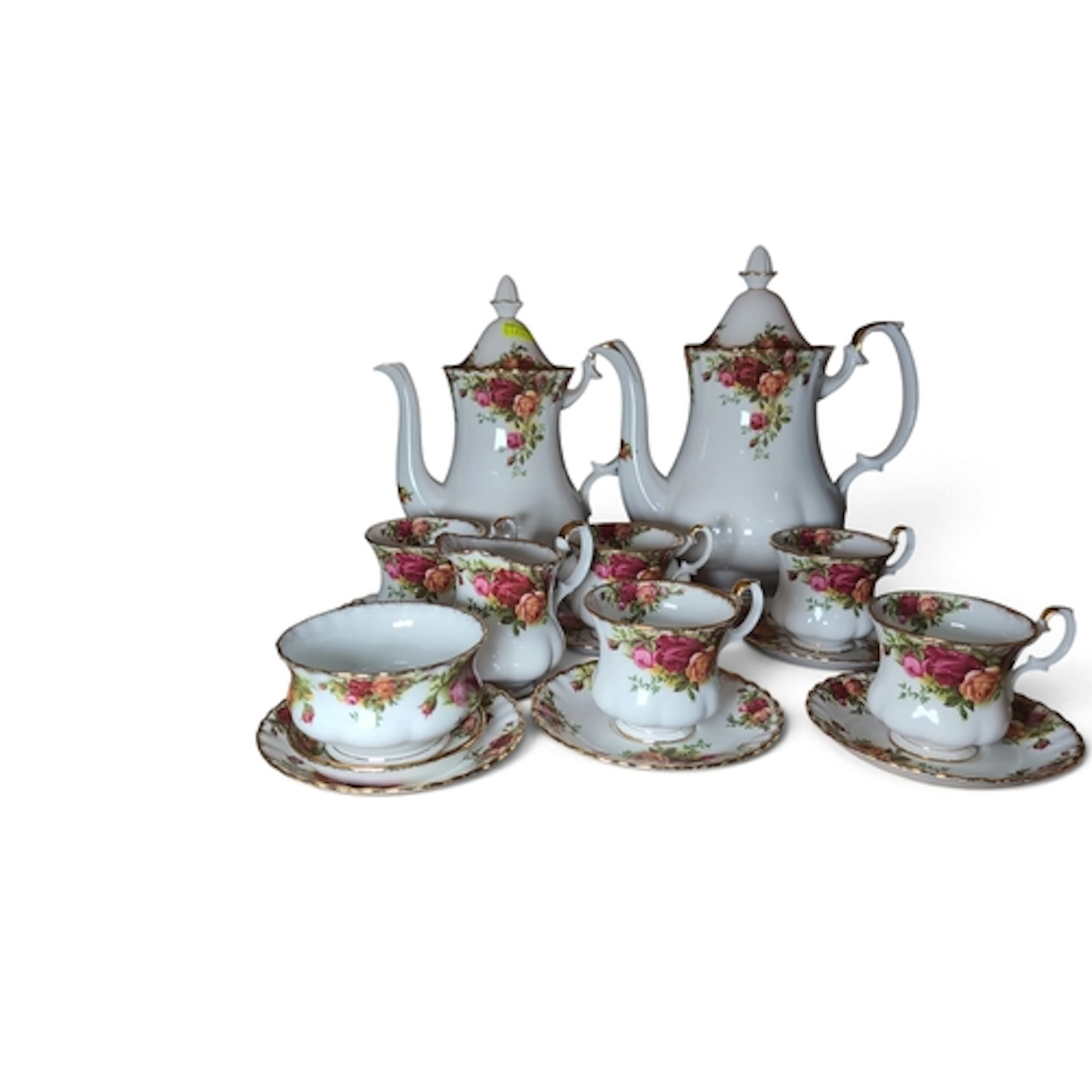 Royal Albert ‘Old Country Roses’ bone china part coffee serv...