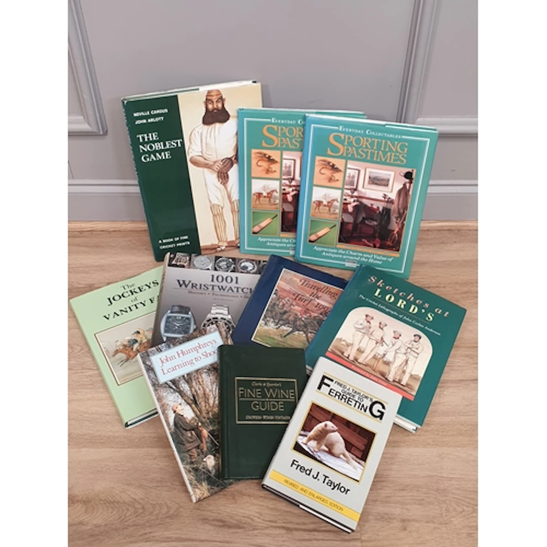 A Box of Sporting Books and Reference Books to include, "Spo...