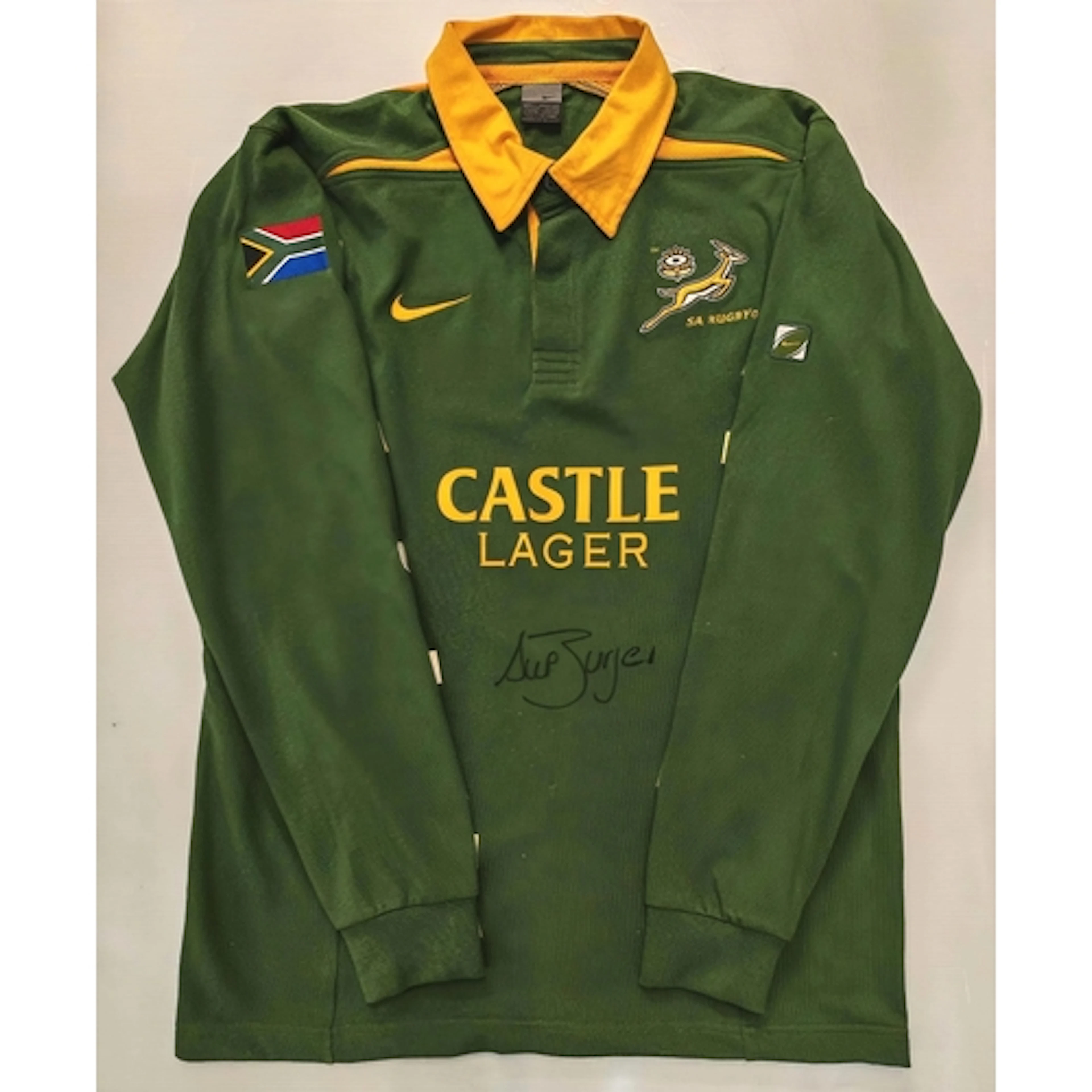 Rugy Union - Nike South Africa Springboks Rugby Union shirt,...