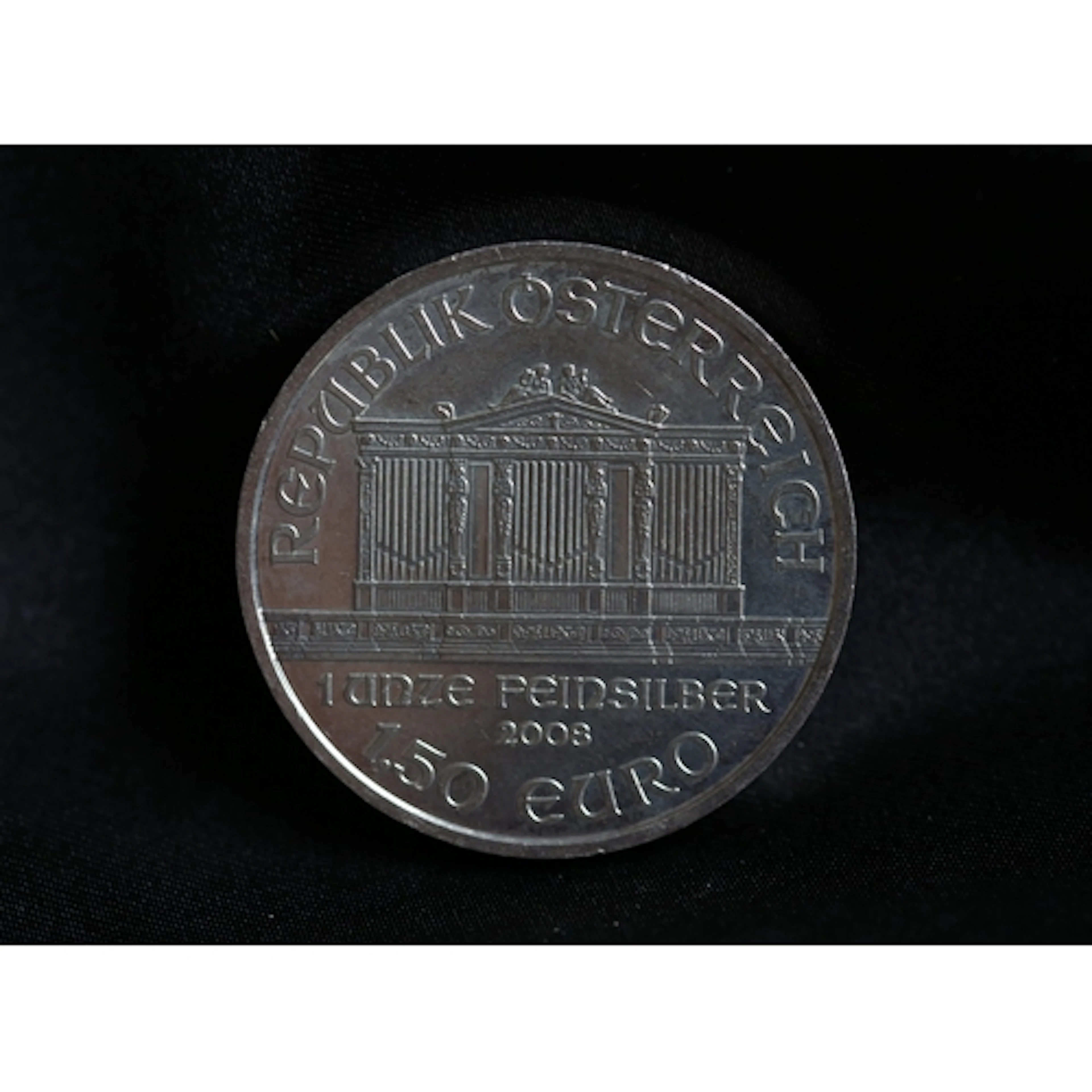 One Ounce Fine 999 Silver 1.50 Euro Austrian Philharmonic Co...