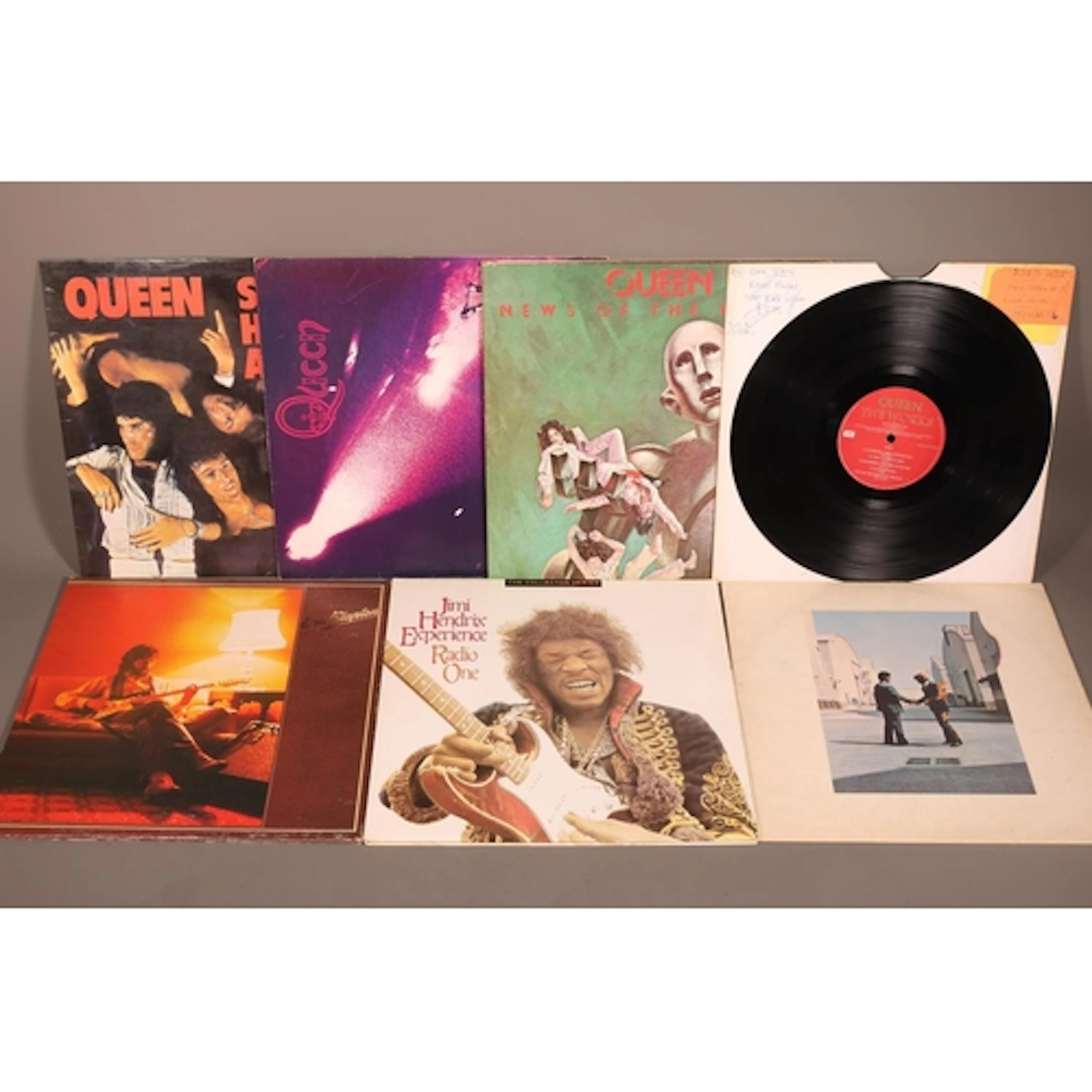 Mixed vinyl records to include Queen Sheer Heart Attack, New...
