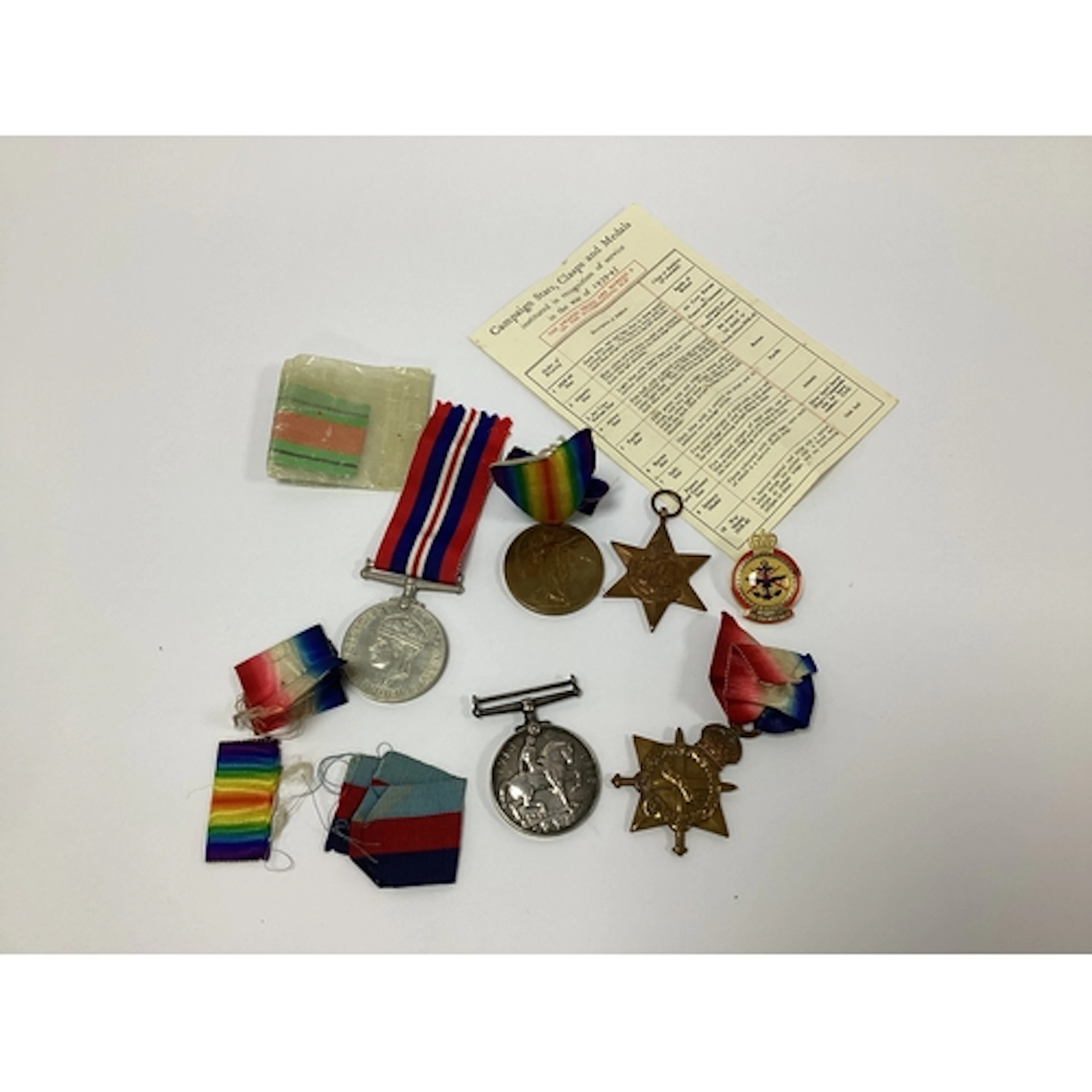 WWI Royal Artillery Medal Trio, comprising 1914 - 15 Star, B...