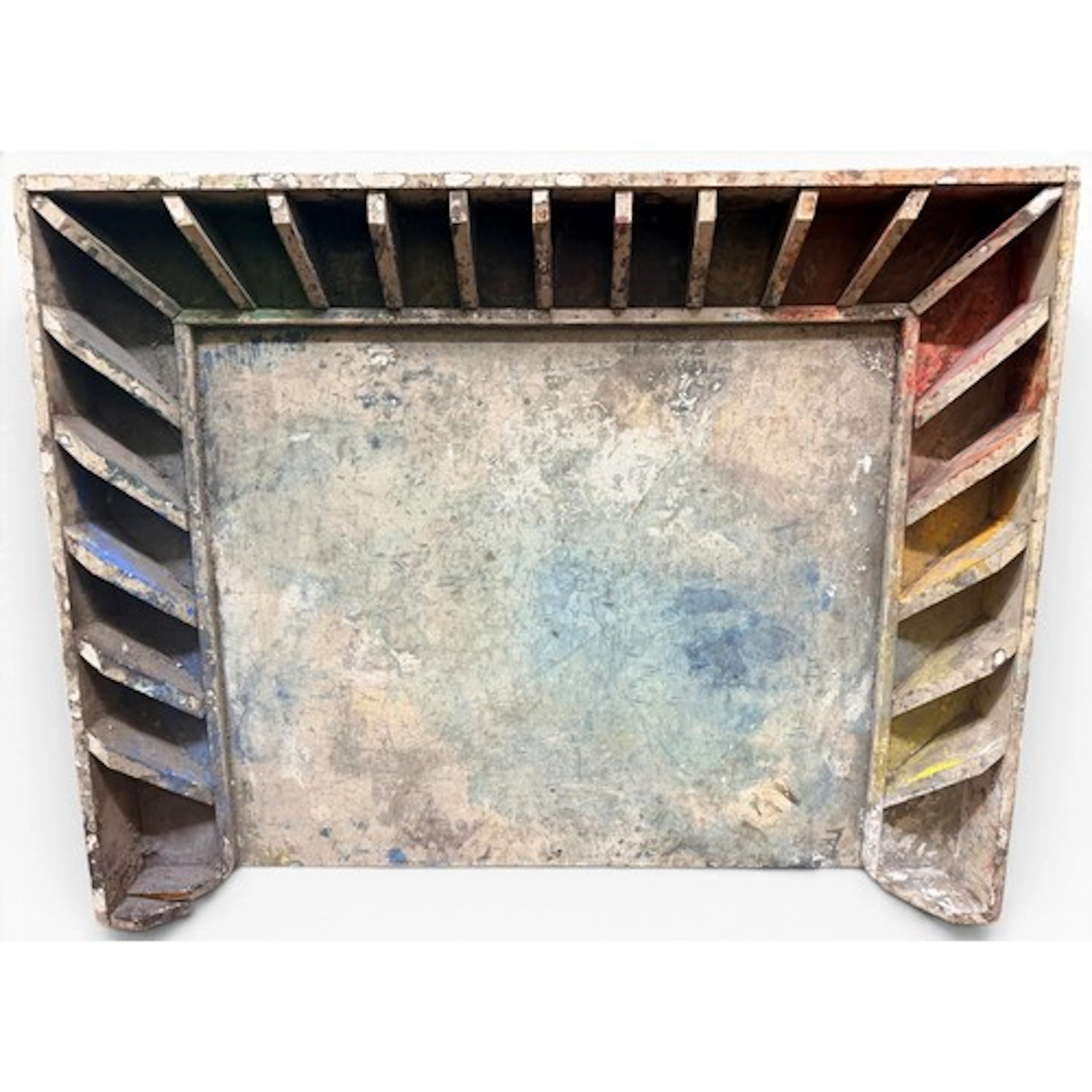 An English large-scale artist’s studio palette or colour tra...