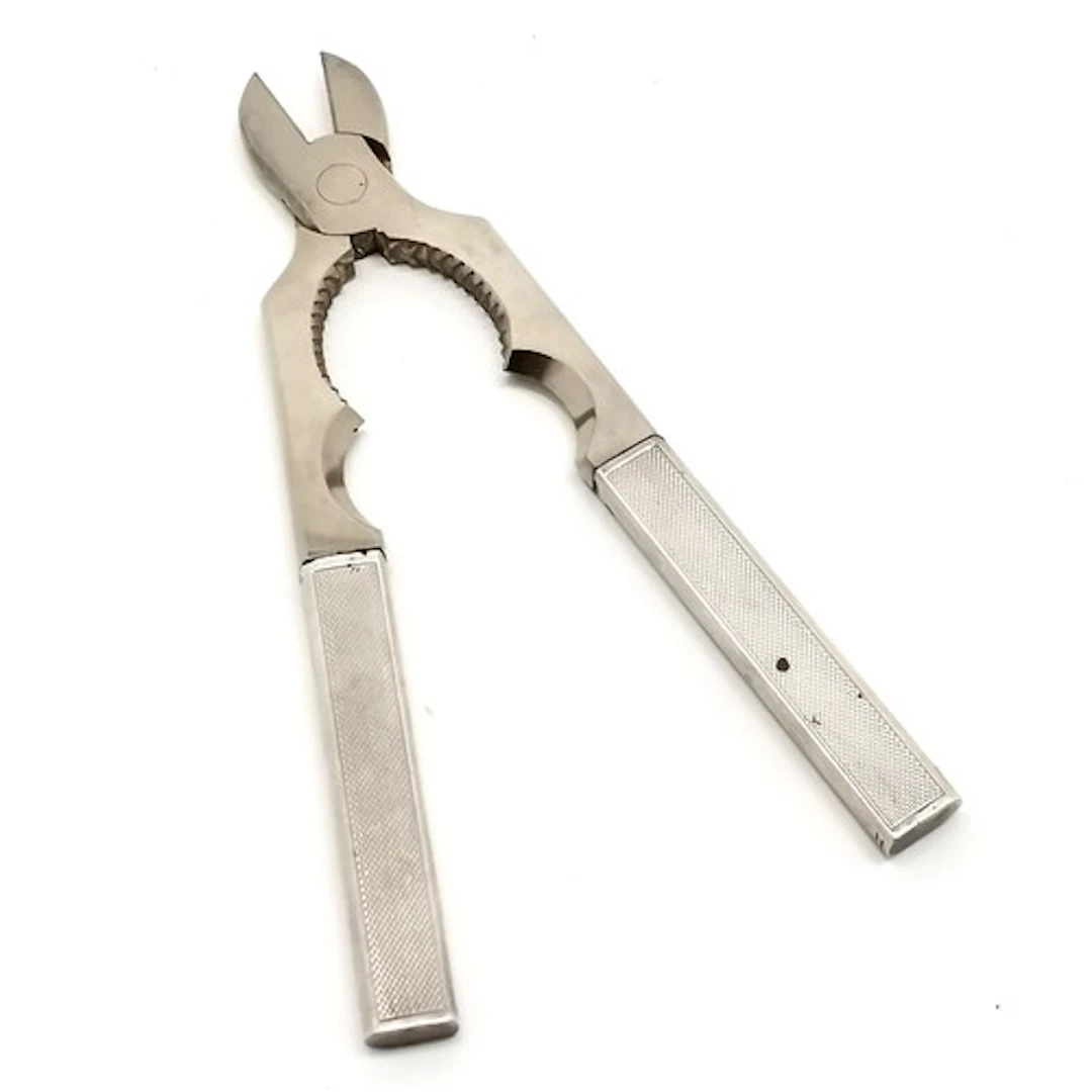 P G Ld silver handled champagne pliers / multi-purpose bar ...