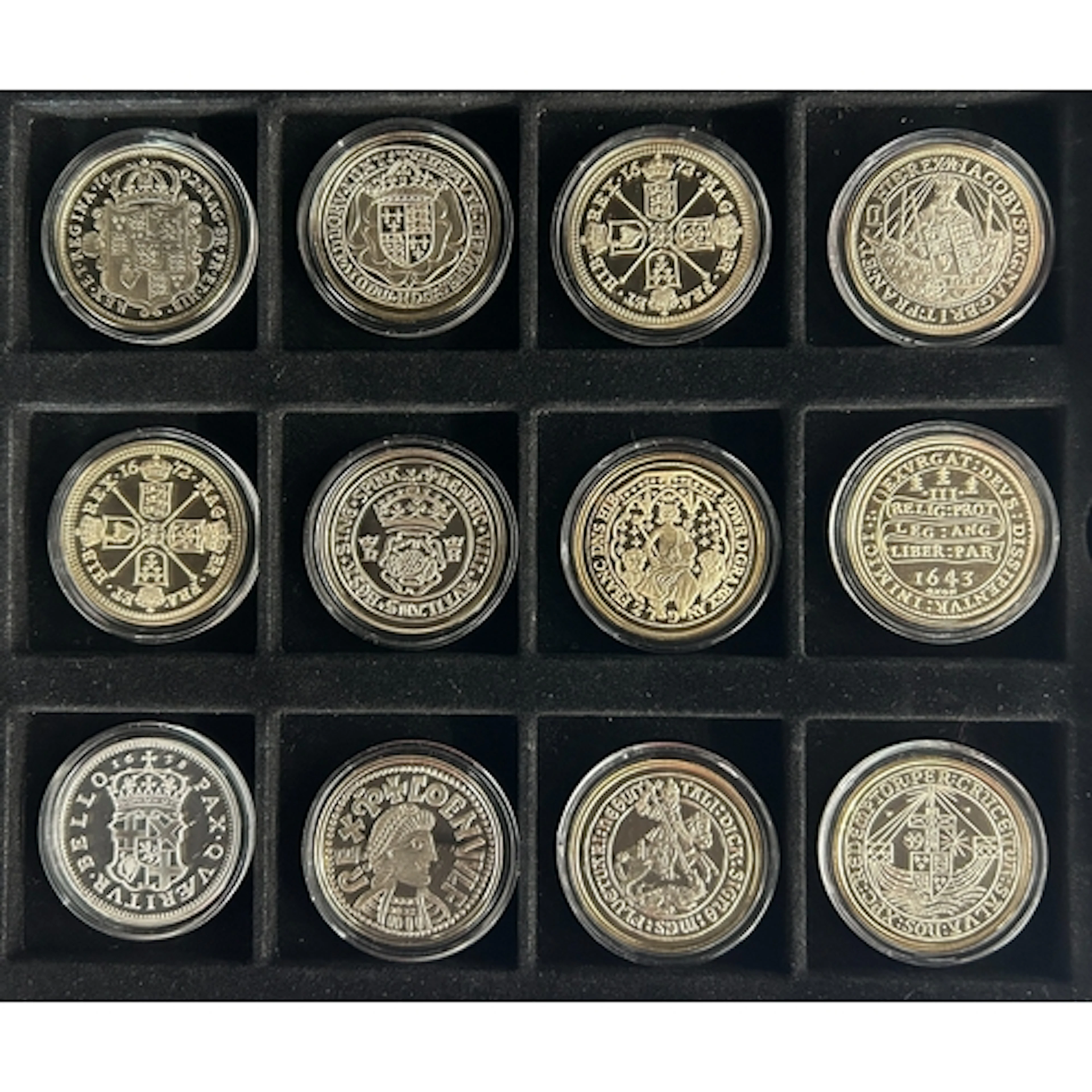 The Historic Coins of Great Britain fourteen-coin collection...