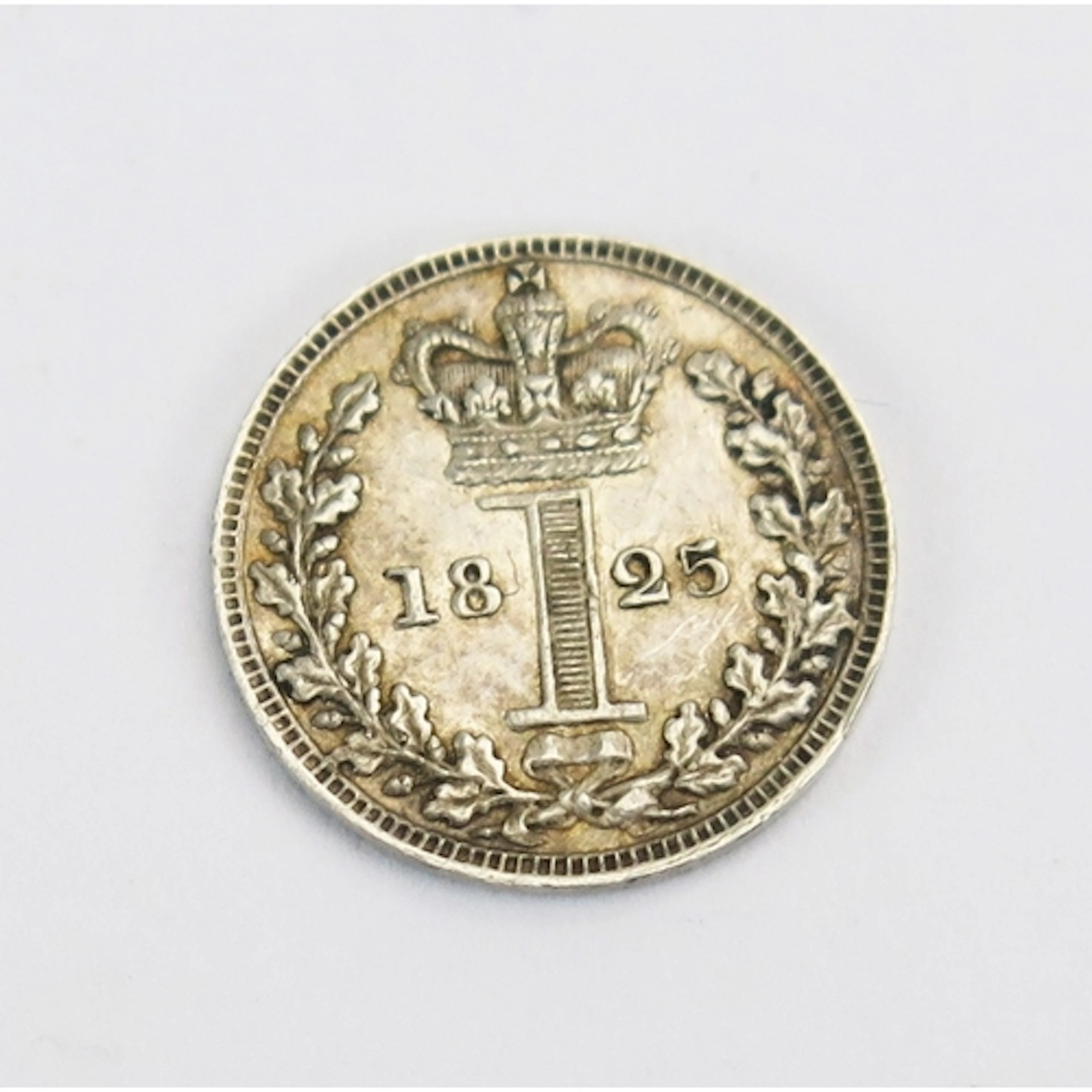 A George IV 1825 silver maundy penny