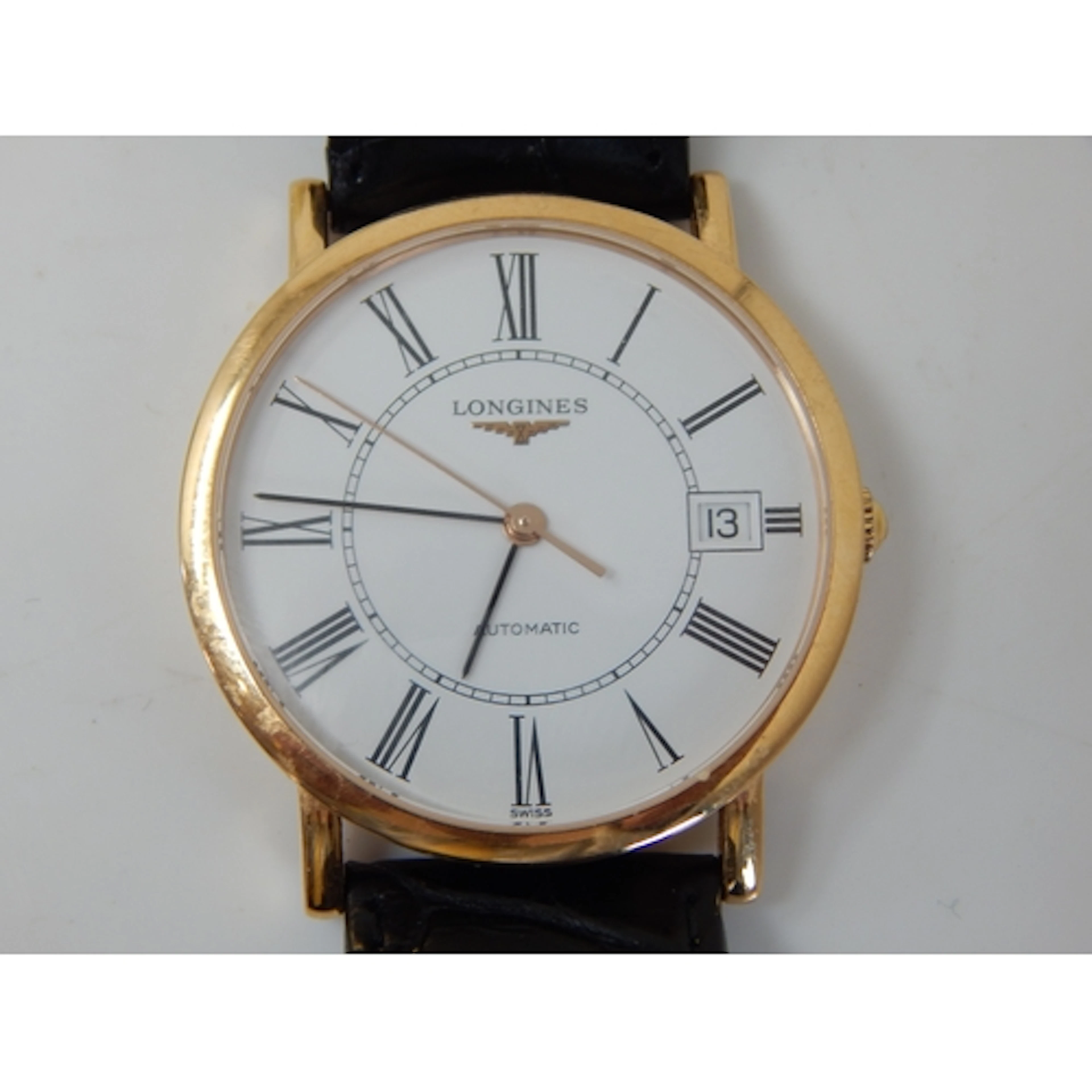 18ct Gold Gentleman's Longines Automatic Wristwatch 2017 wit...