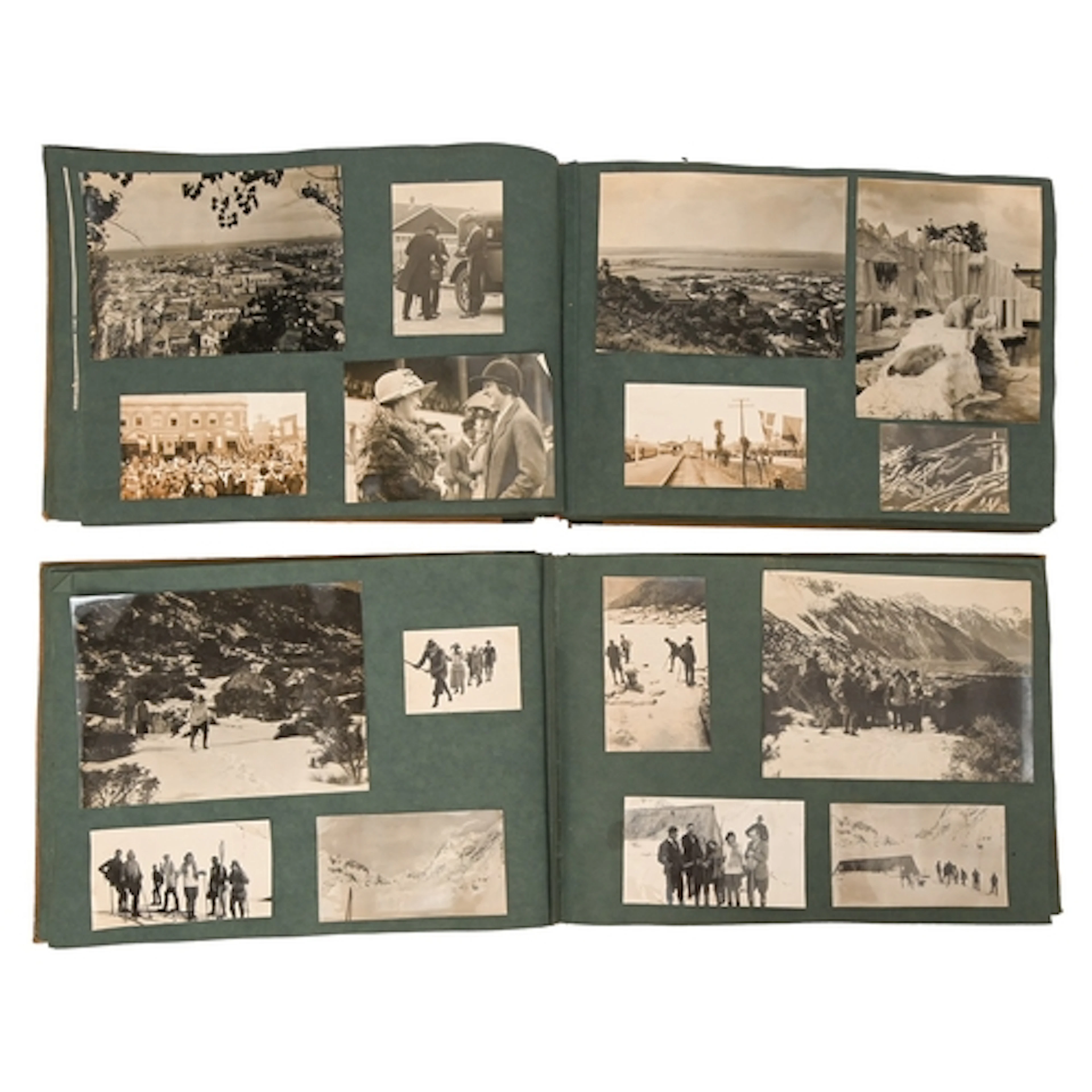 New Zealand, 1923-24, two albums of approx. 175 photographs ...