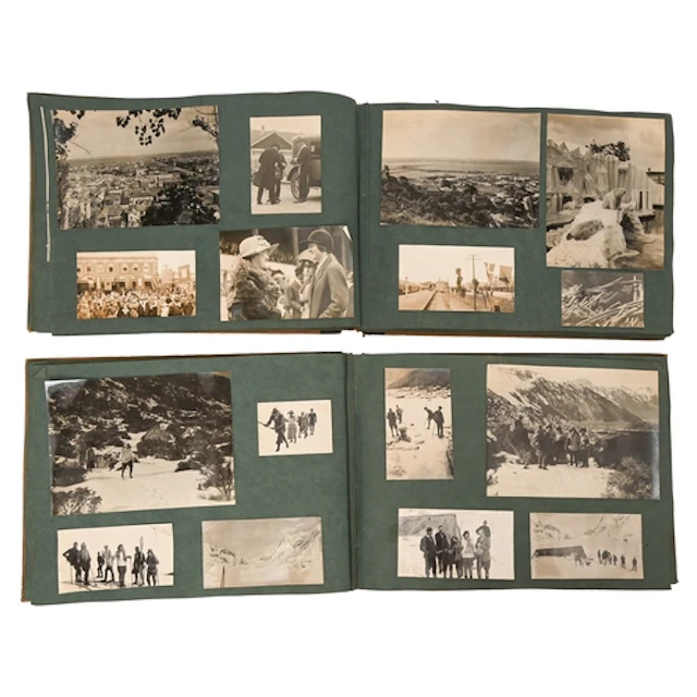 New Zealand, 1923-24, two albums of approx. 175 photographs ...