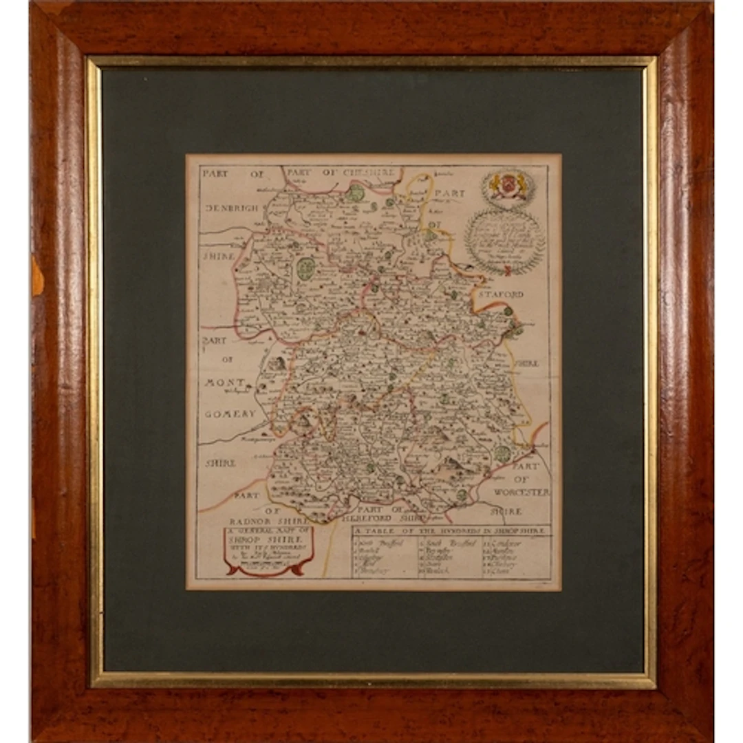SHROPSHIRE. SPEED, John. Shropshyre Described, the Sittuatio...