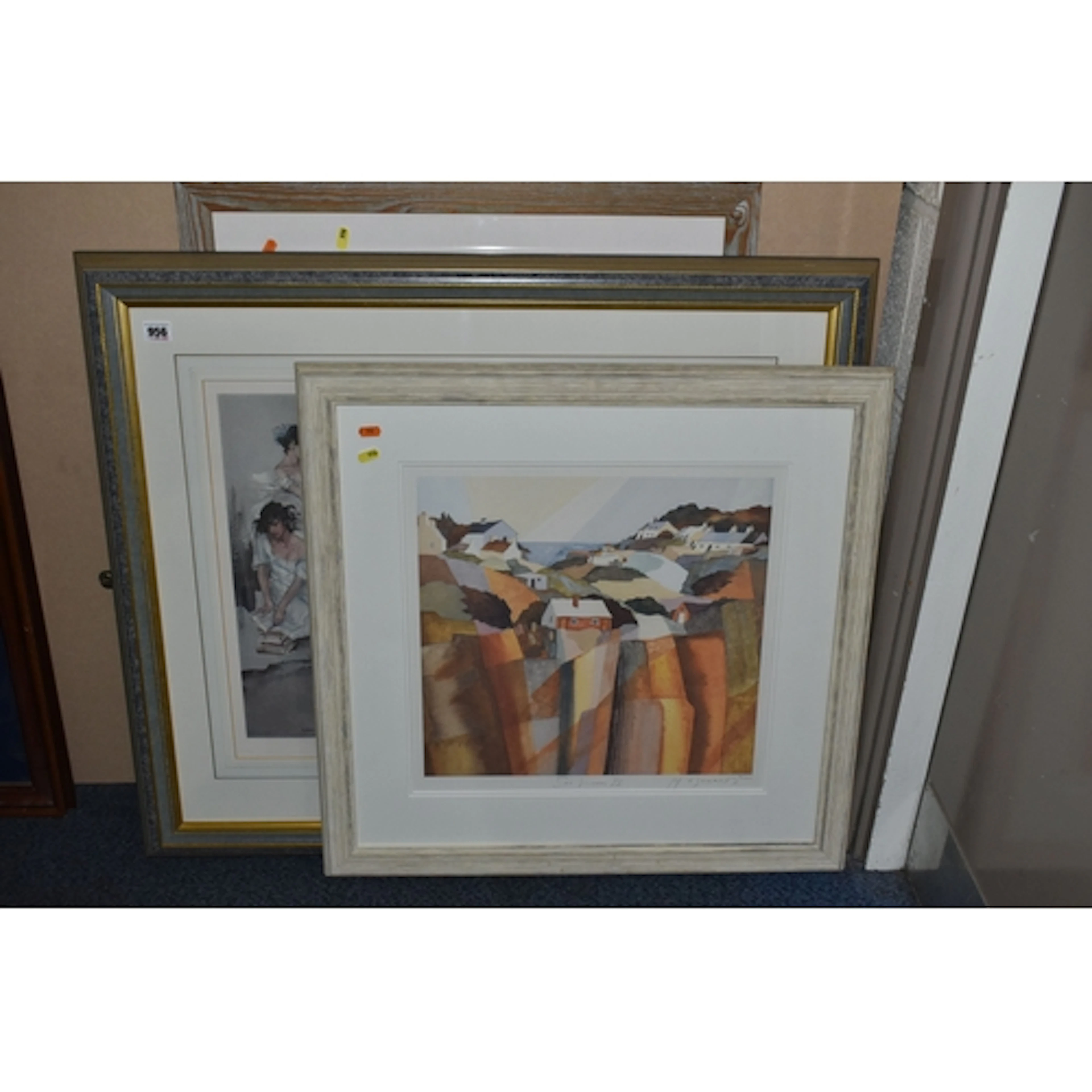 A SMALL COLLECTION OF PRINTS ETC, comprising a William Russe...