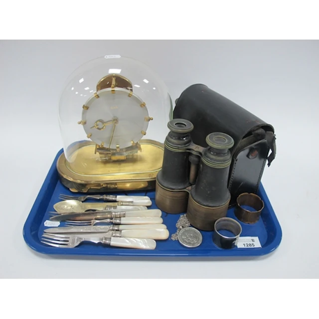 Collectables, including vintage German Kundo glass-domed ele...