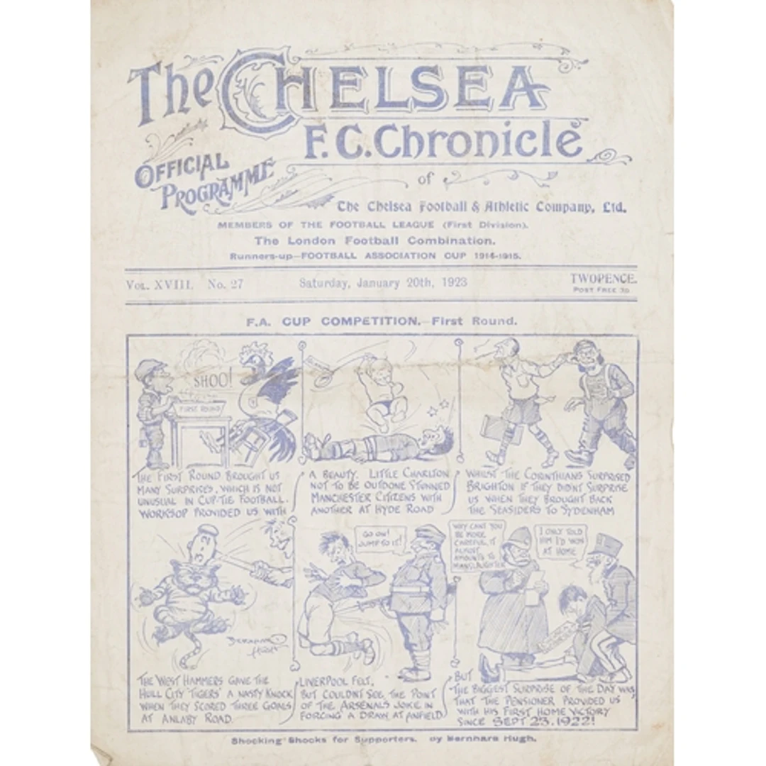 The Chelsea F.C. Chronicles official football programme - FA...