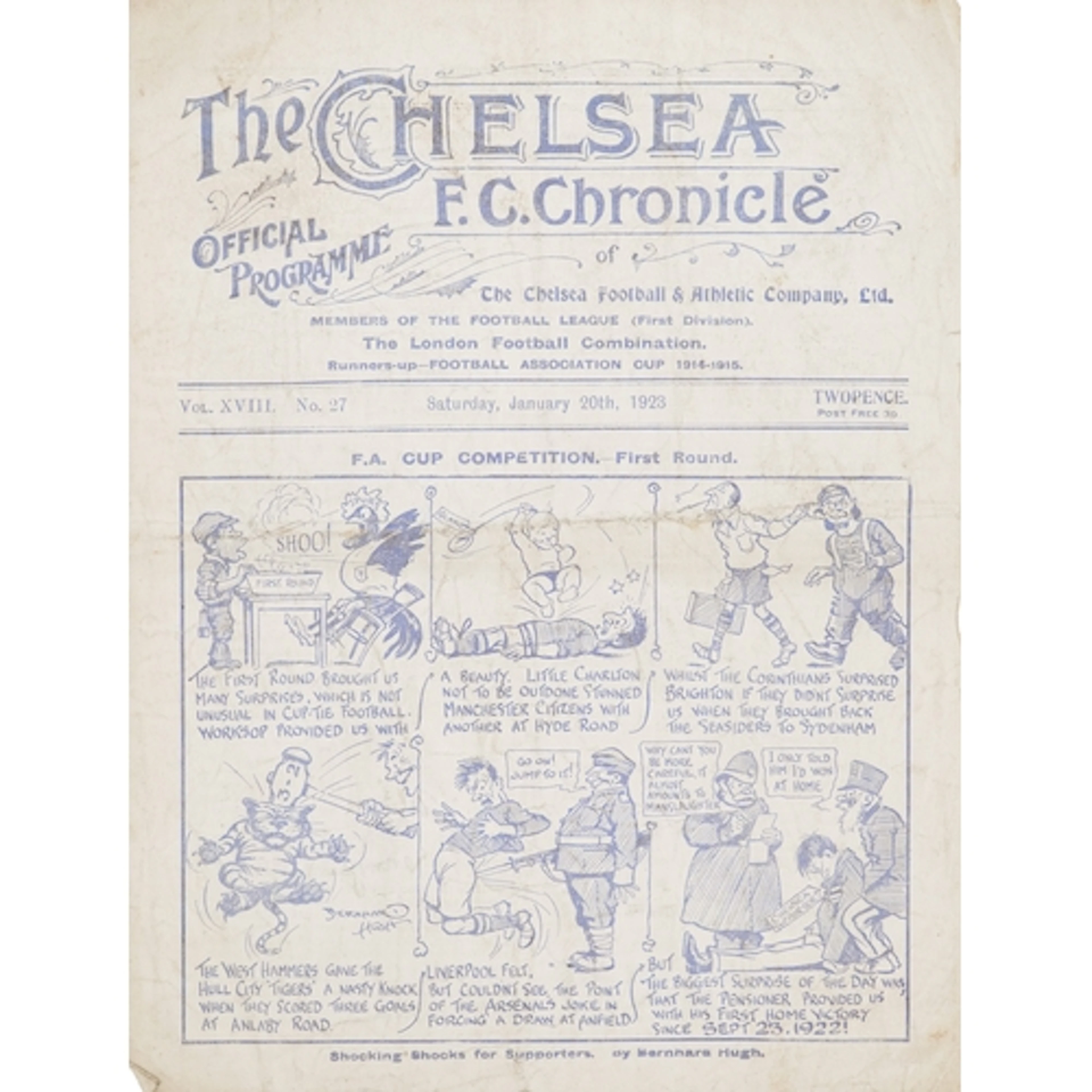 The Chelsea F.C. Chronicles official football programme - FA...