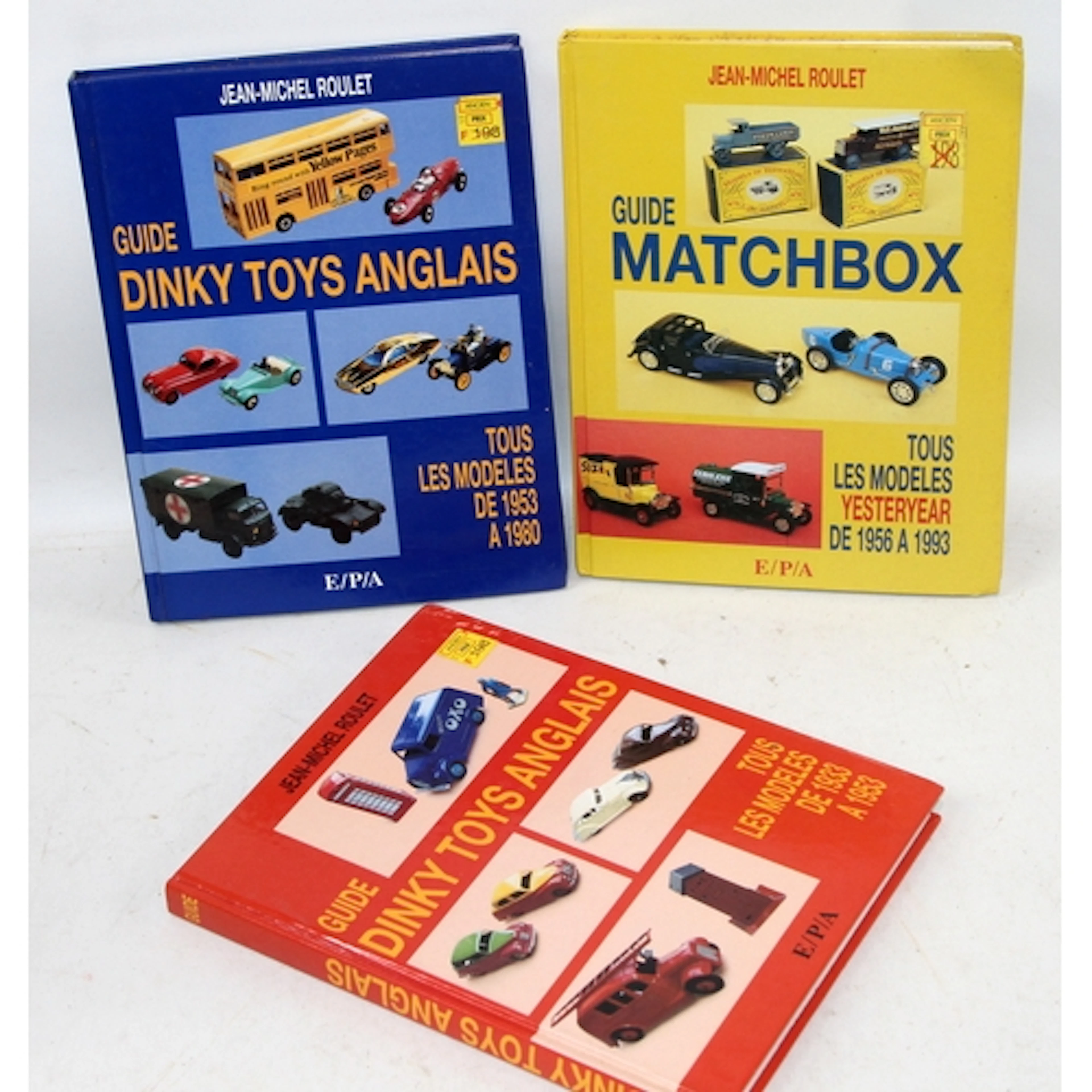 3 x die-cast model toy collectors reference books by Jean-Mi...