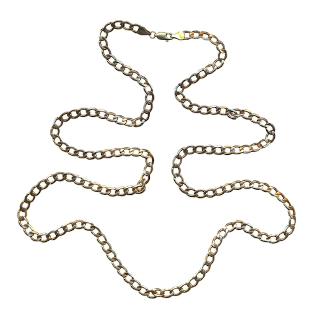 9ct chain in box, weight 8.09g. (Y)