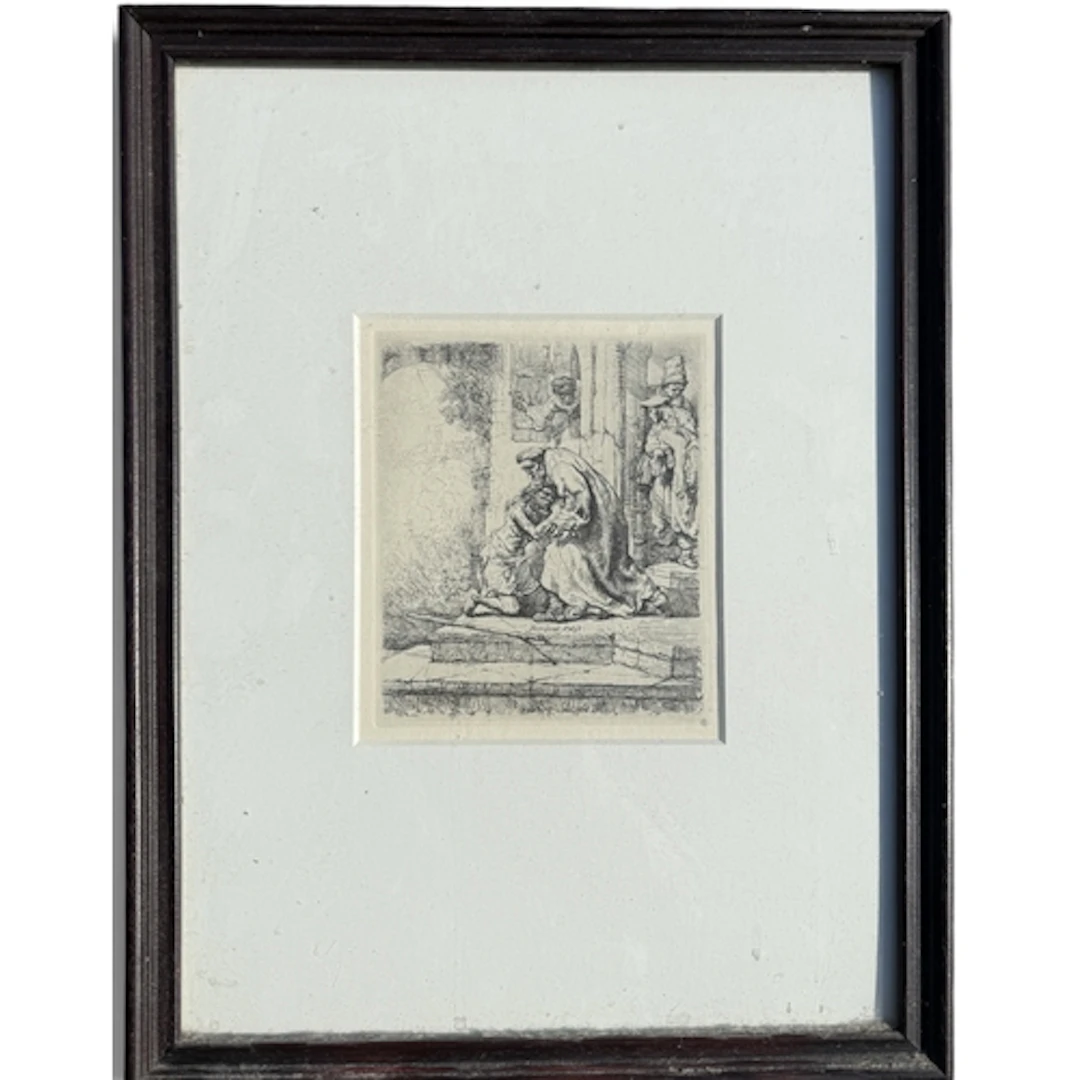 AFTER REMBRANT: 'THE RETURN OF THE PRODIGAL SON' Etching on ...