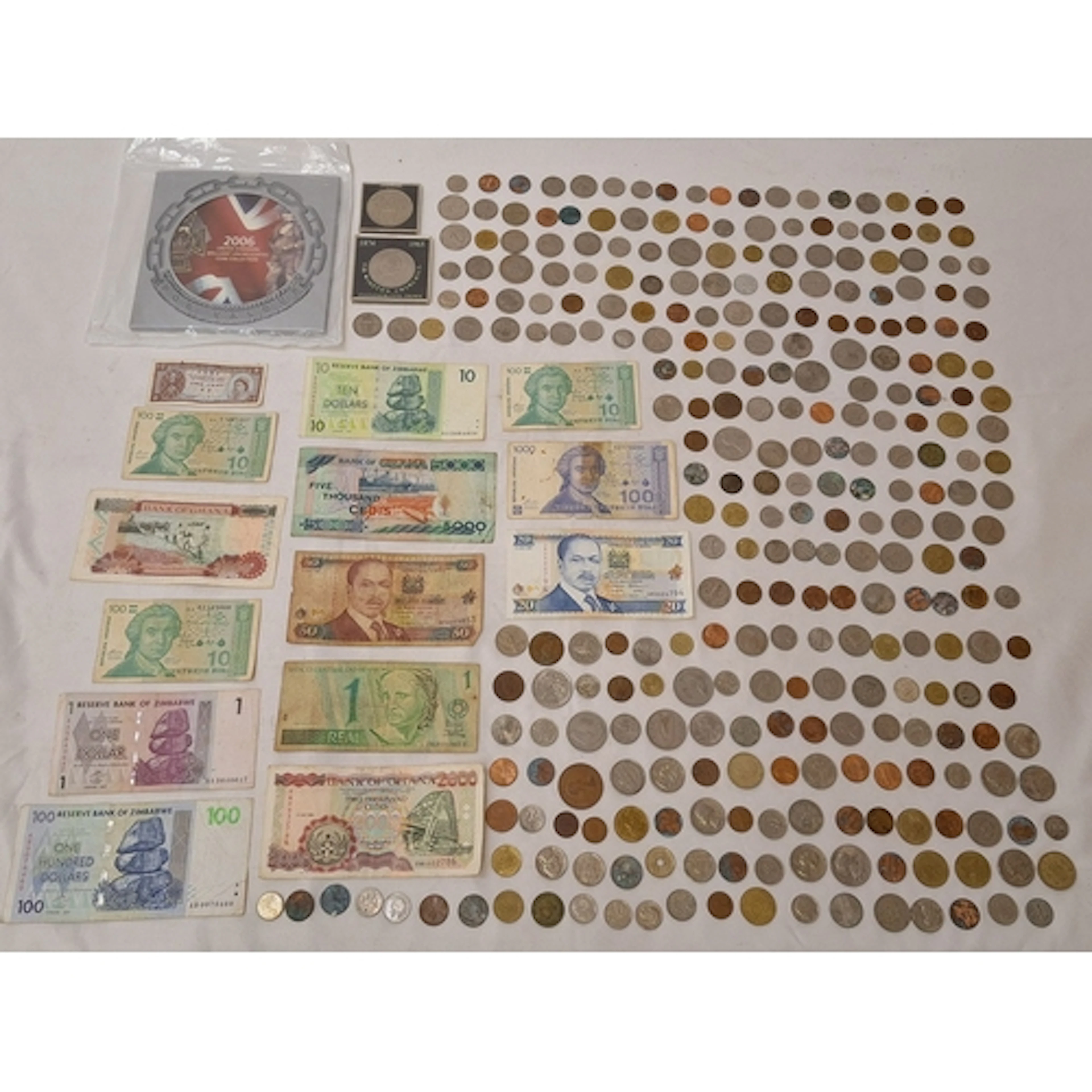 Coins of the World, copper & nickel, American, pre euro Euro...