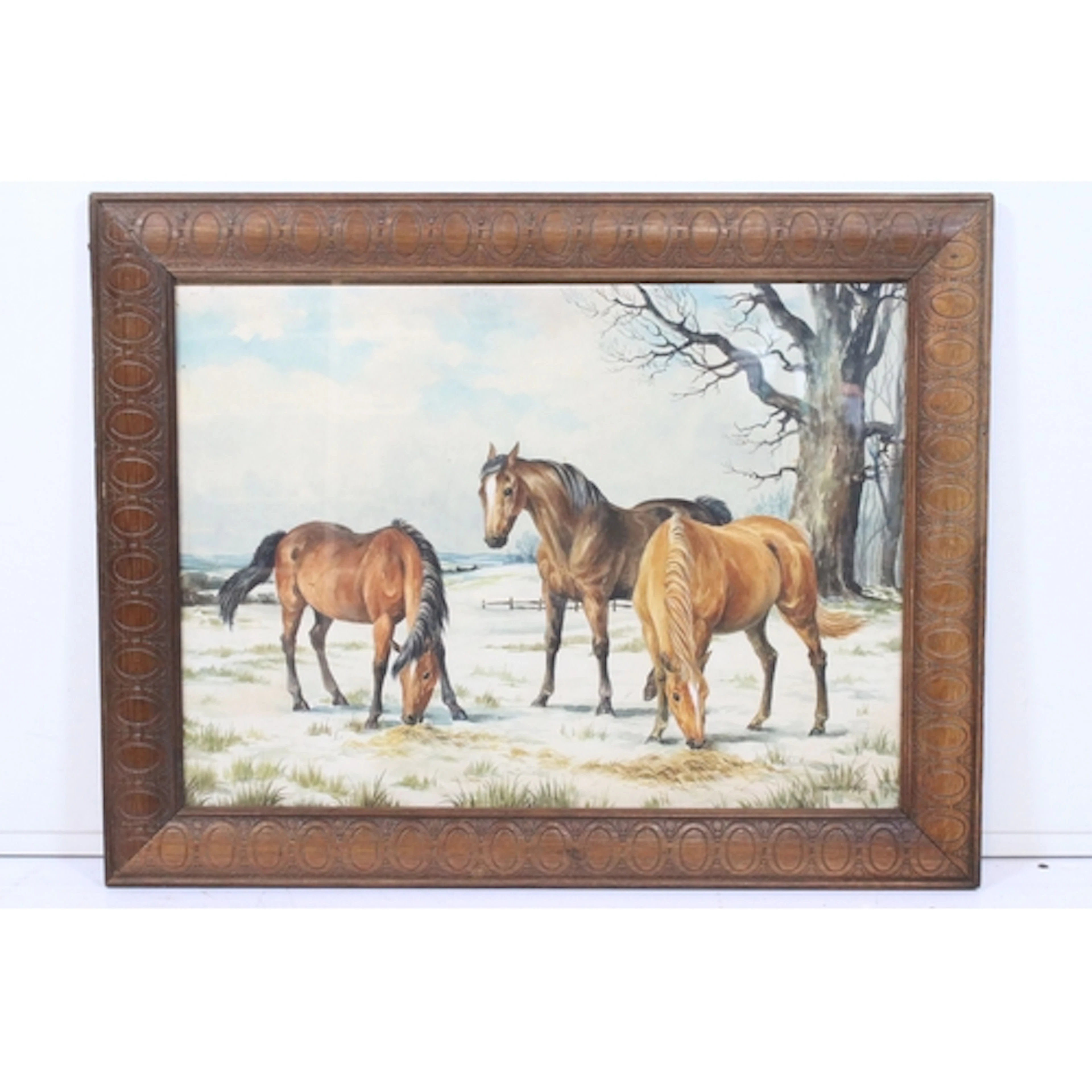 Frances Fry (British, 20th century), study of three horses i...