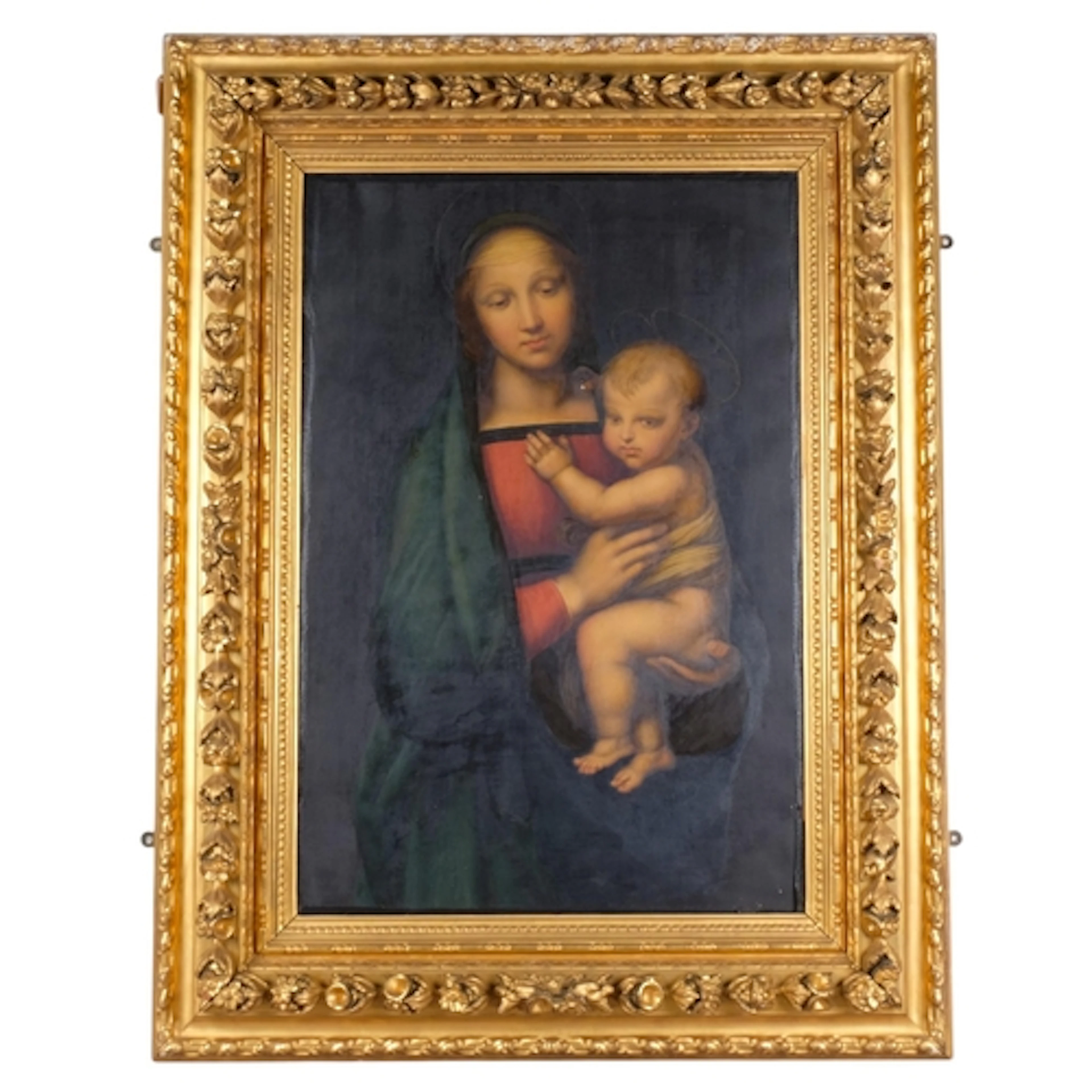 After Raphael, Madonna Del Granduca, 19th century oil on can...