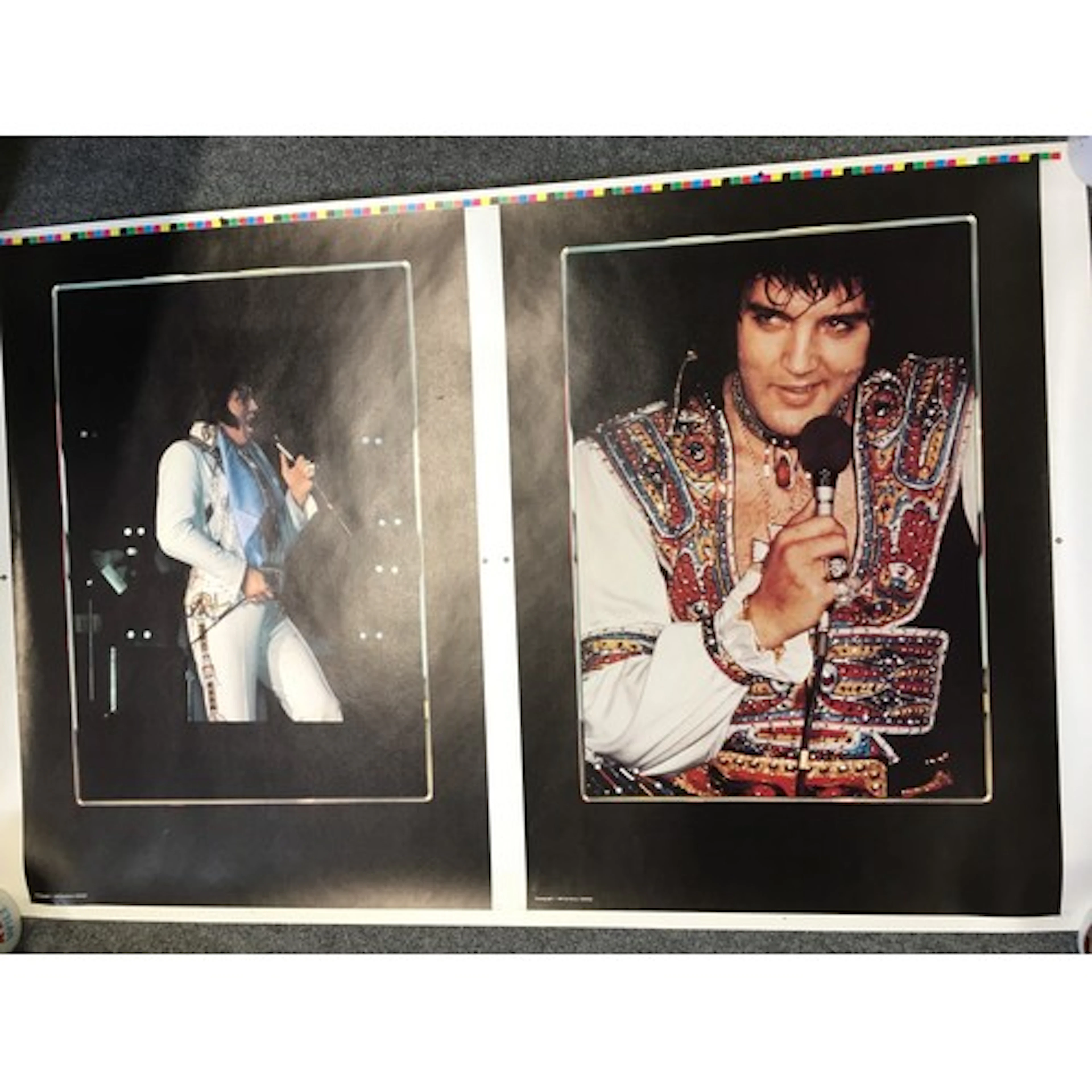 An Elvis Presley uncut and unreleased promotional poster fro...