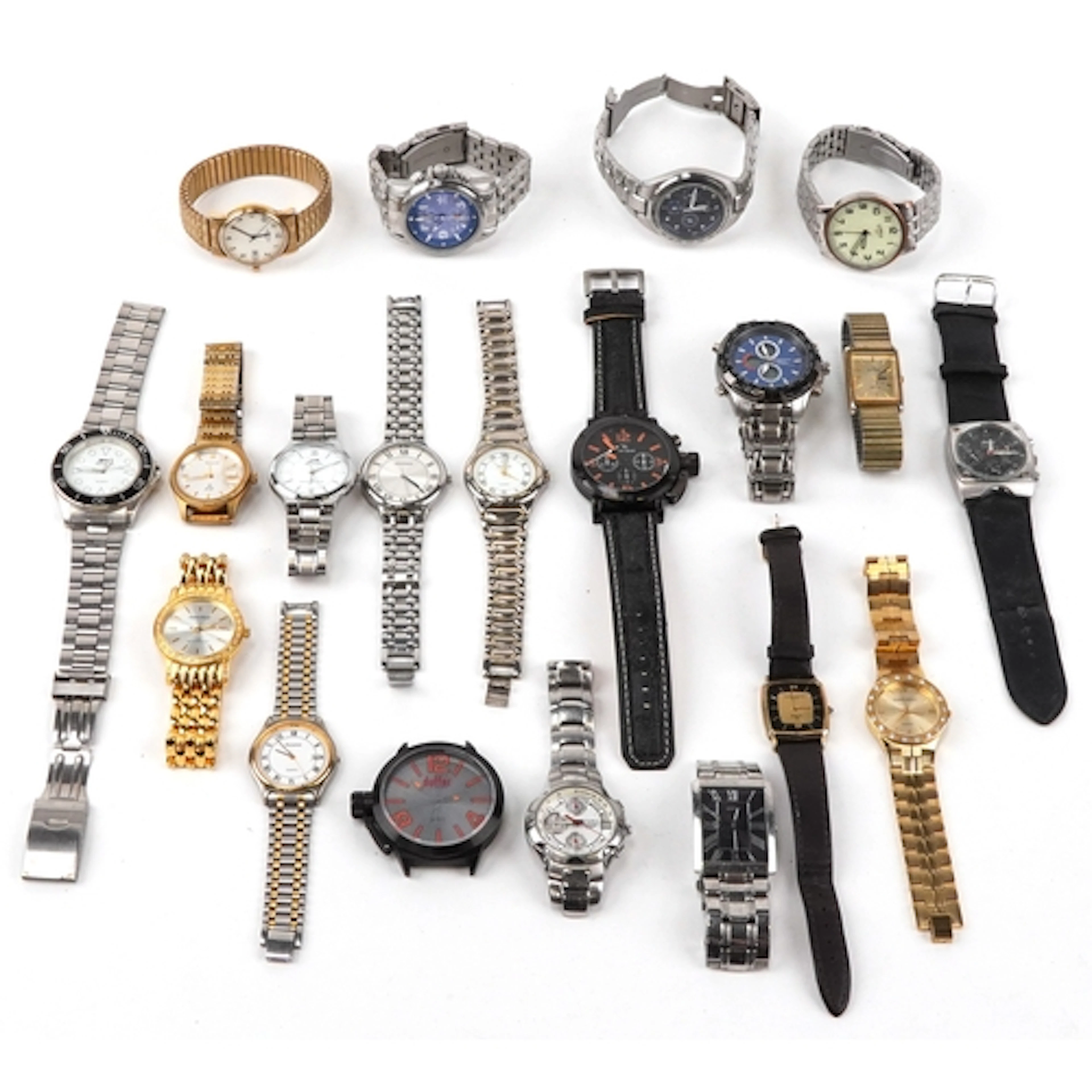 Vintage and later gentlemen's wristwatches including Lorus, ...