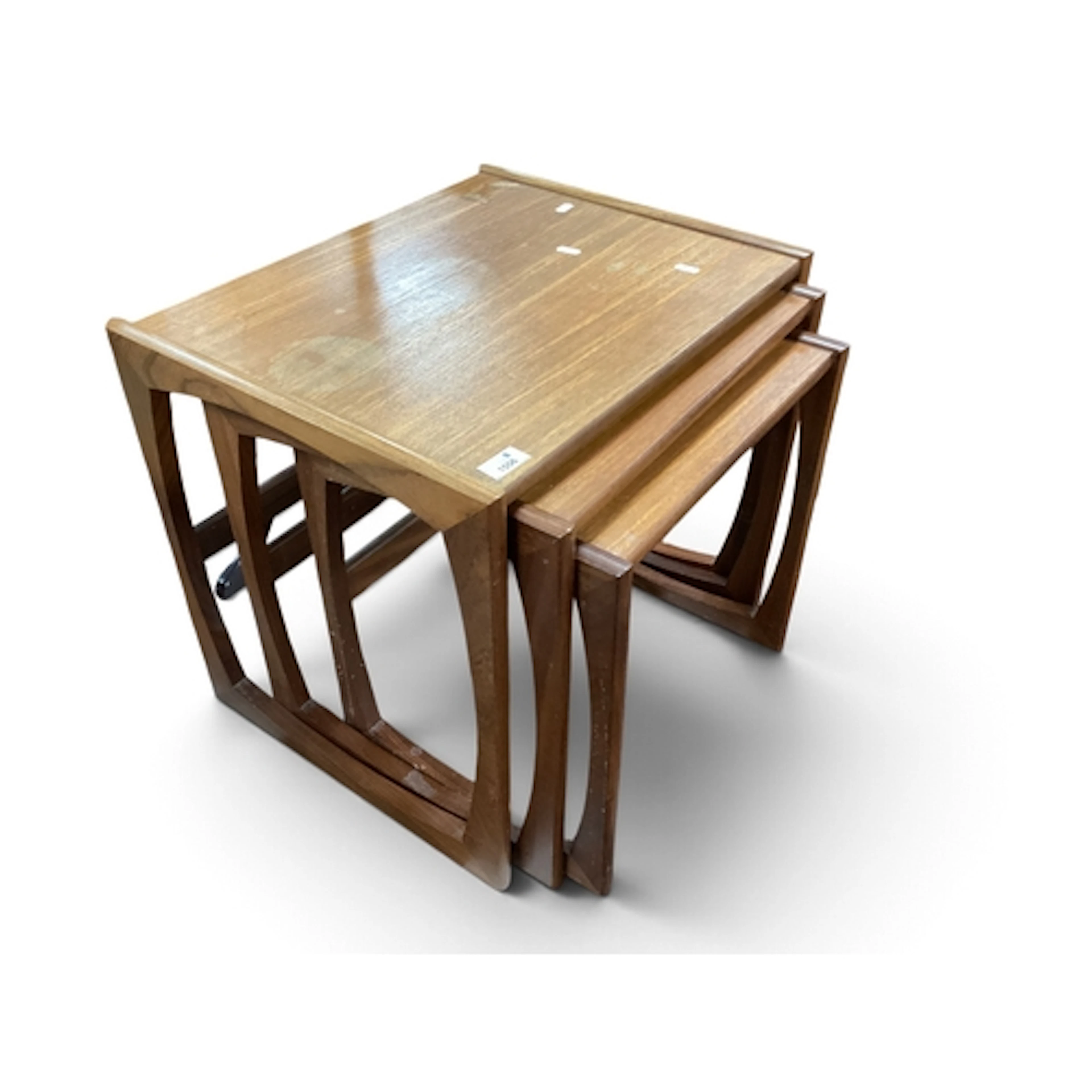 G-Plan Nest of Three Teak Coffee Tables, circa 1960s/70s, qu...