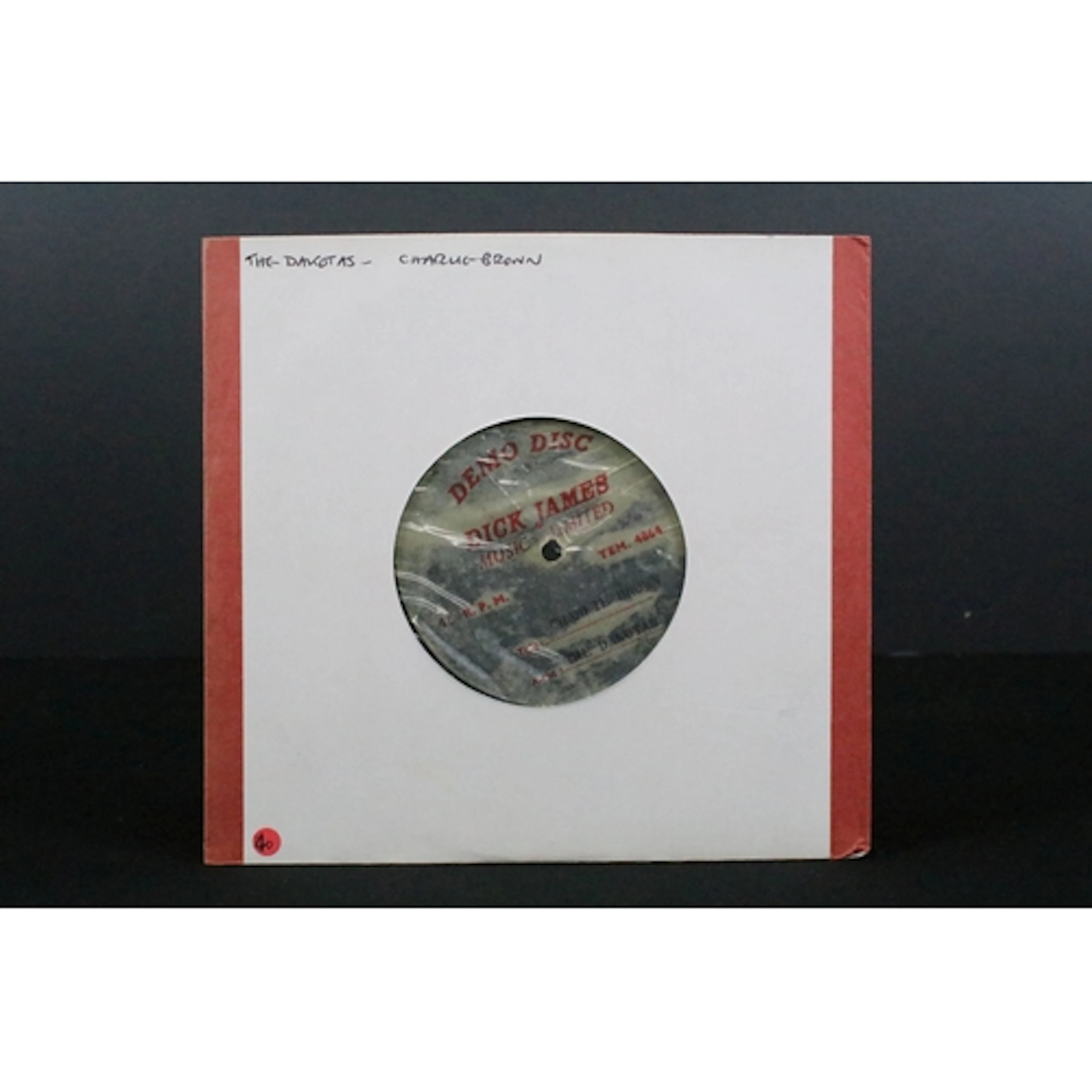 Vinyl / Acetate - The Dakotas - Charlie Brown single sided u...
