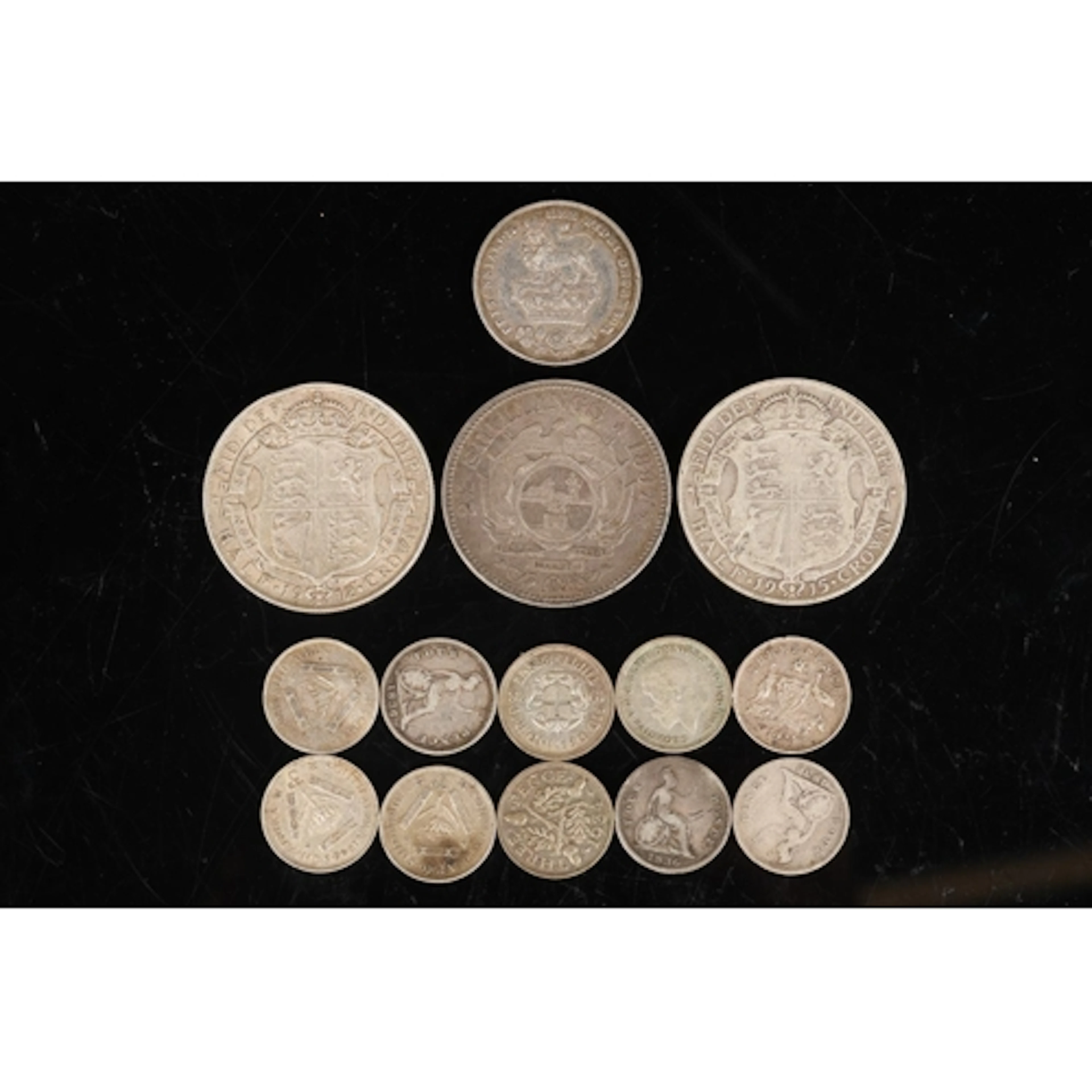 UNITED KINGDOM King George IV (1820-1830) silver shilling 18...