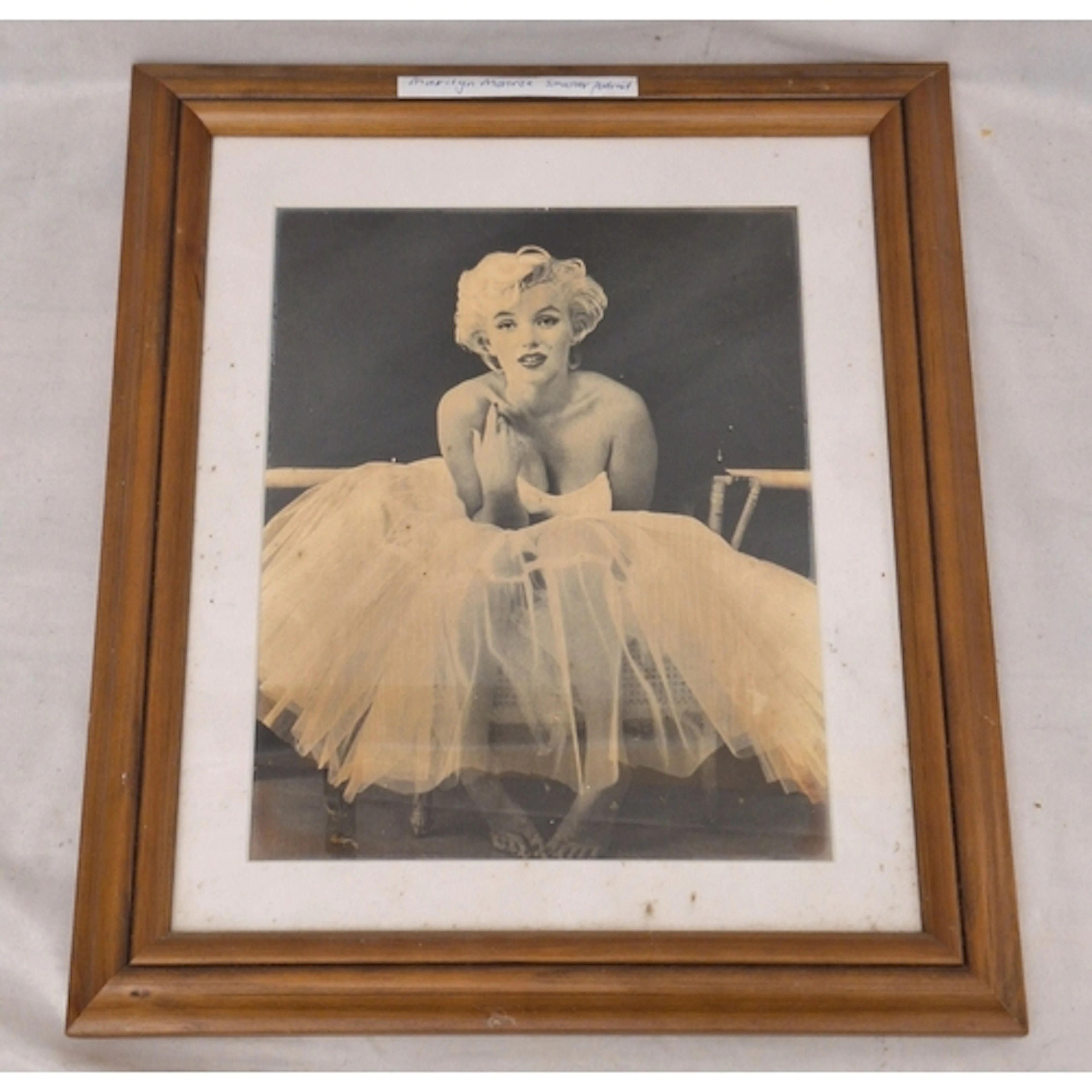 F/g Photographic Print Marilyn Monroe approx. 30.5cm W x 35....