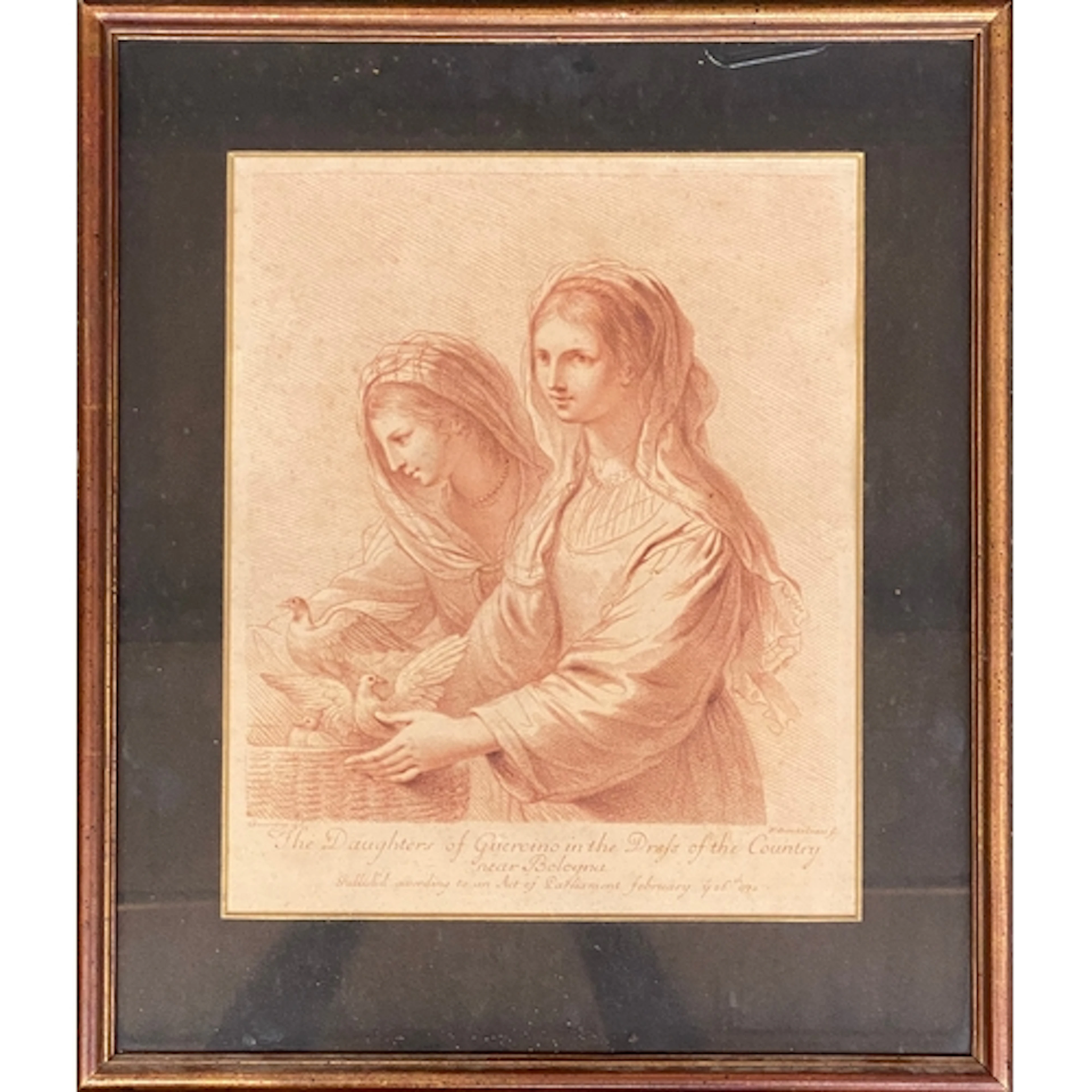 F Bartolozzi after Guercino, 'The Daughters of Guercino in t...