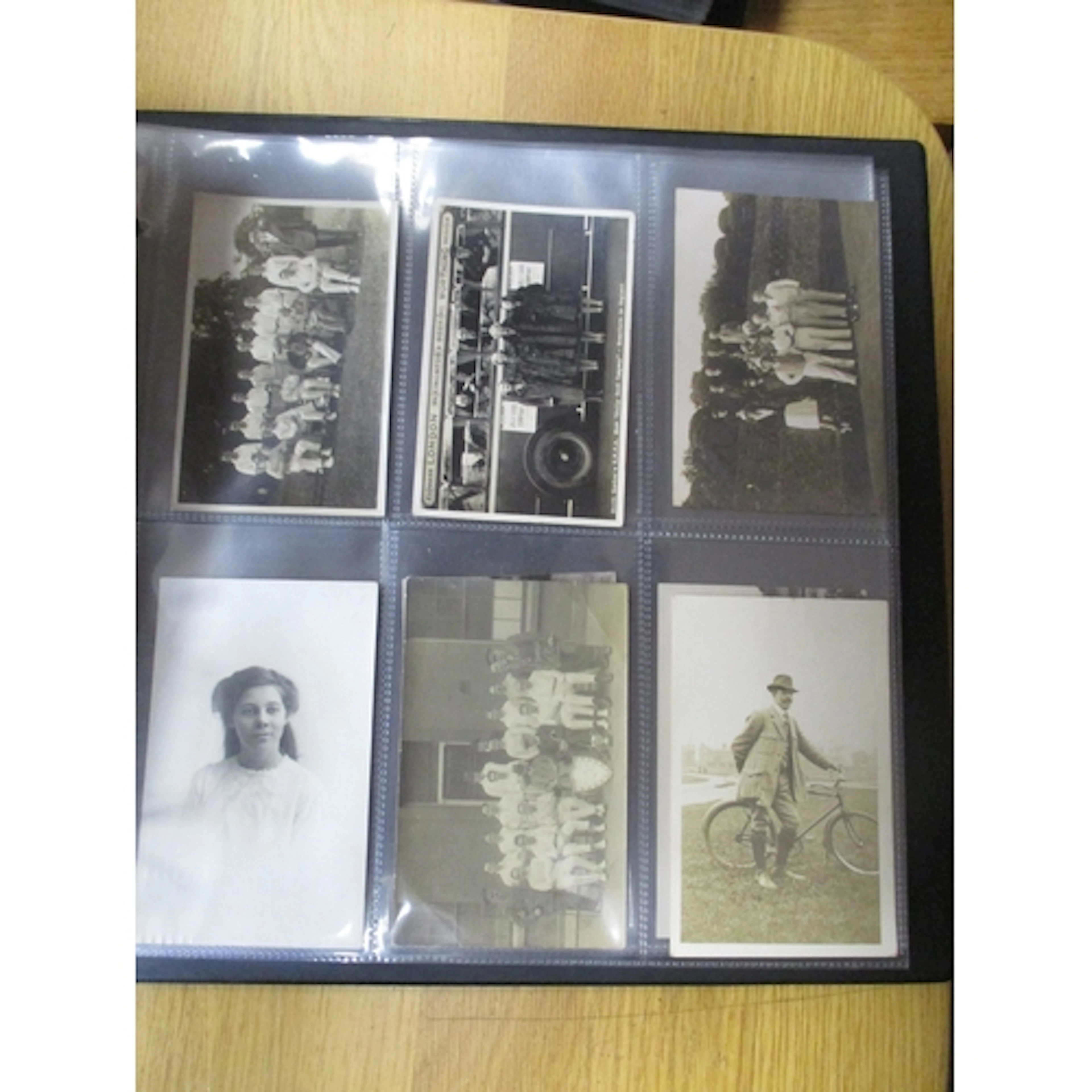 Misc. coln. of vintage ptd and R.P cards in 2 modern albums ...