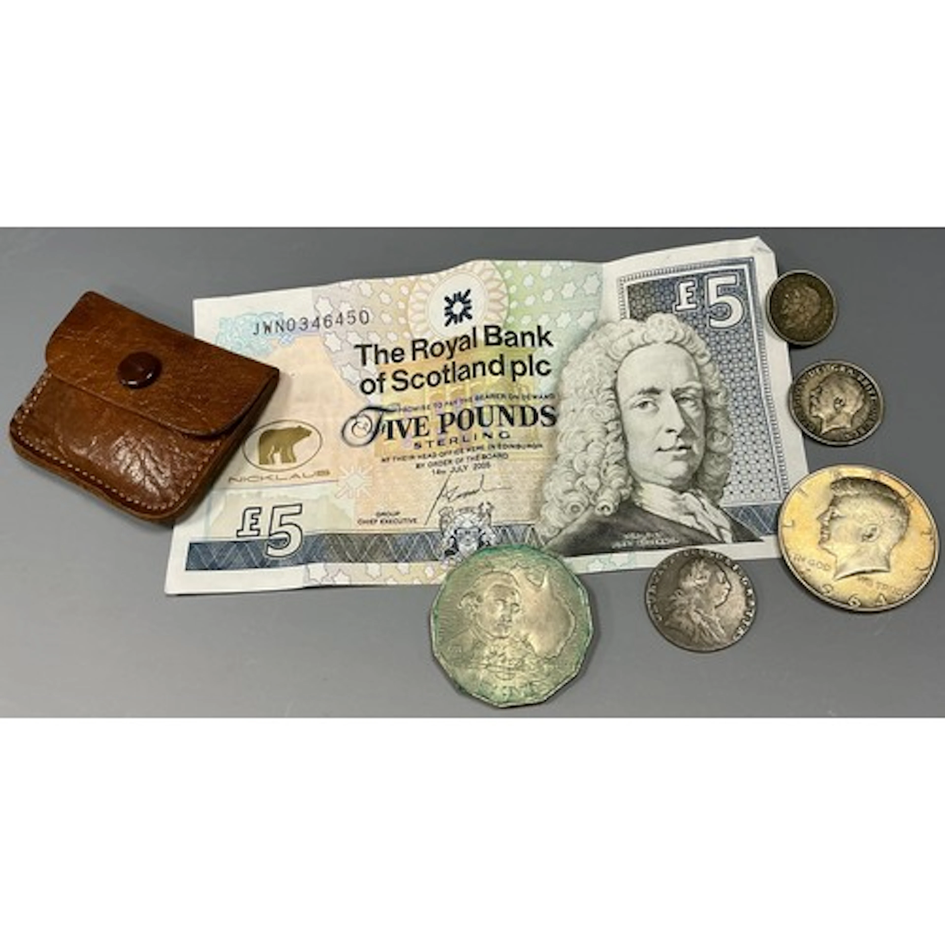 Numismatics - a George III silver sixpence, 1787; another Ge...