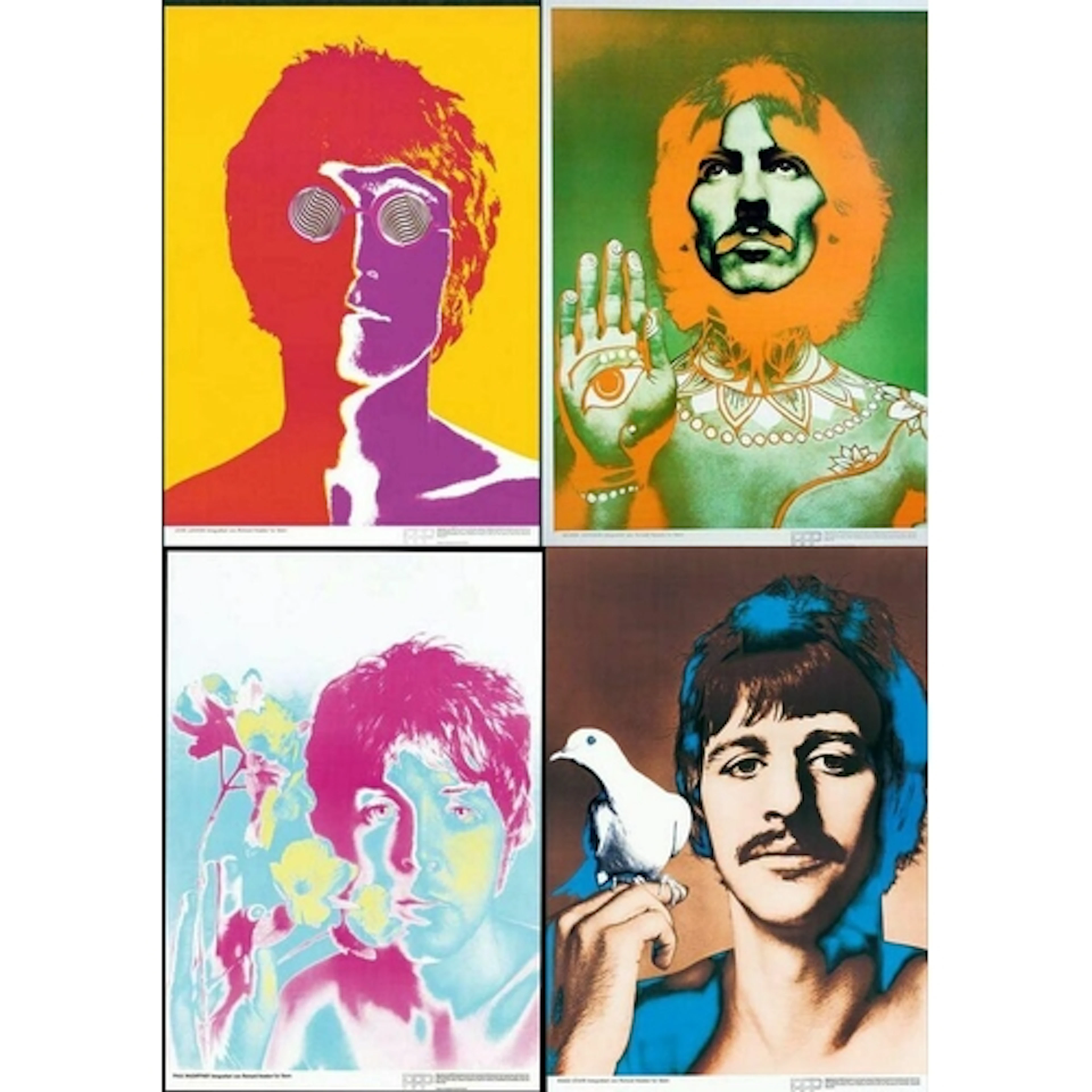 Richard Avedon (1923-2004) - The Beatles - full set of four ...